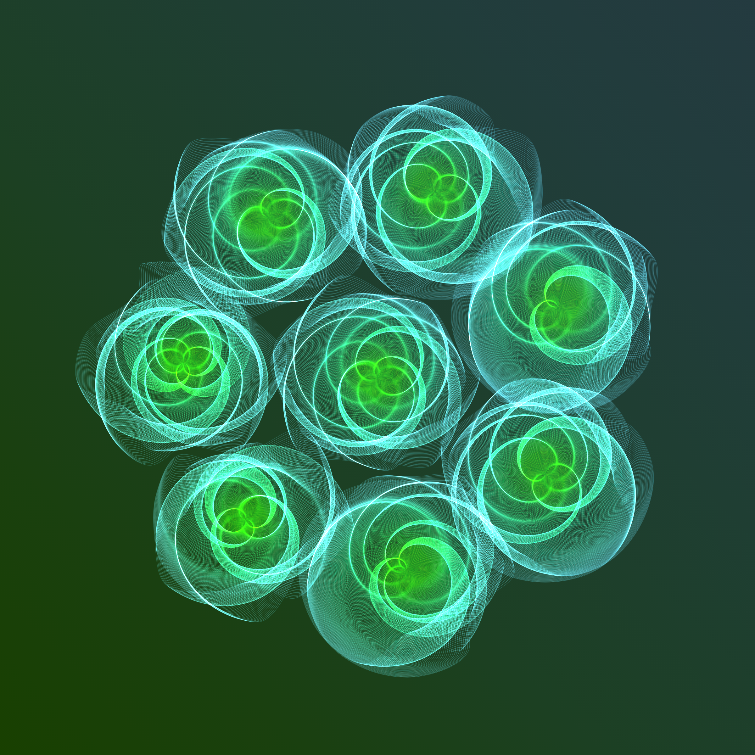 Art Blocks - Art Blocks v2 - Flowers #5034 - NFT # 116005034