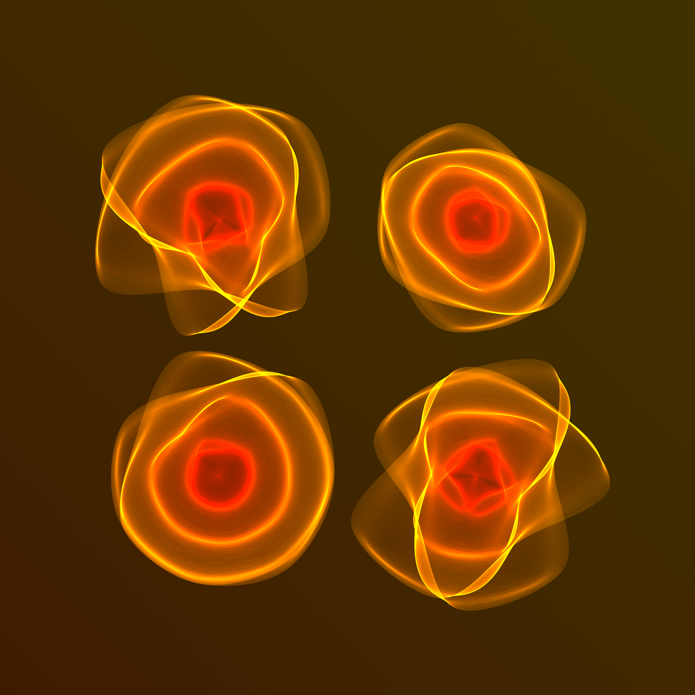 Art Blocks - Art Blocks v2 - Flowers #5040 - NFT # 116005040