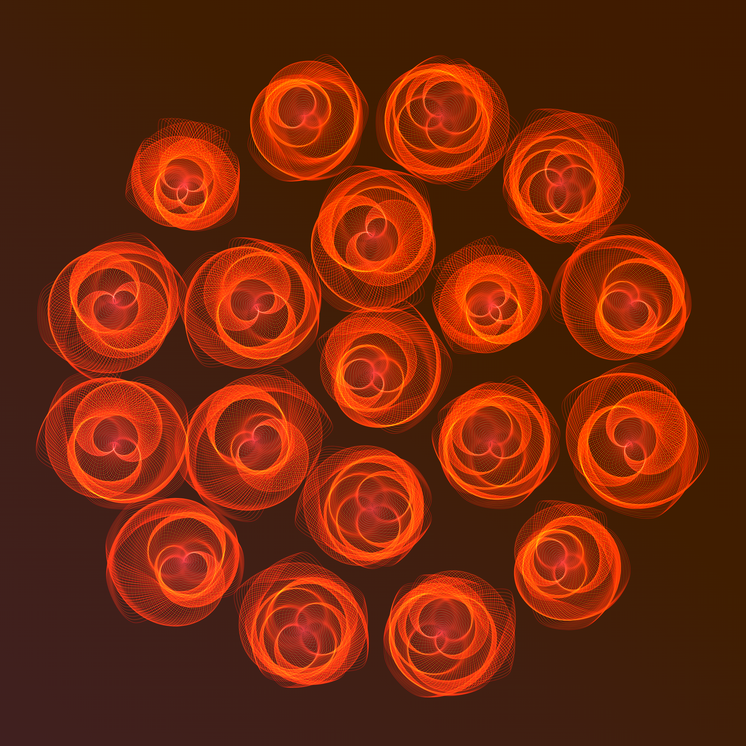 Art Blocks - Art Blocks v2 - Flowers #5051 - NFT # 116005051