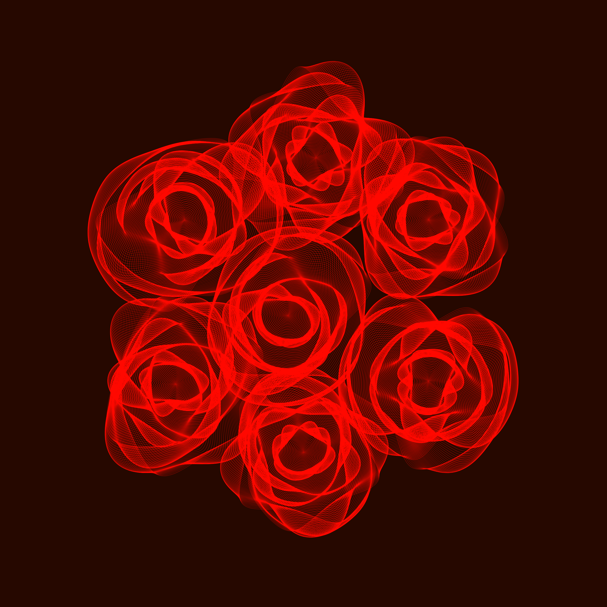 Art Blocks - Art Blocks v2 - Flowers #5075 - NFT # 116005075