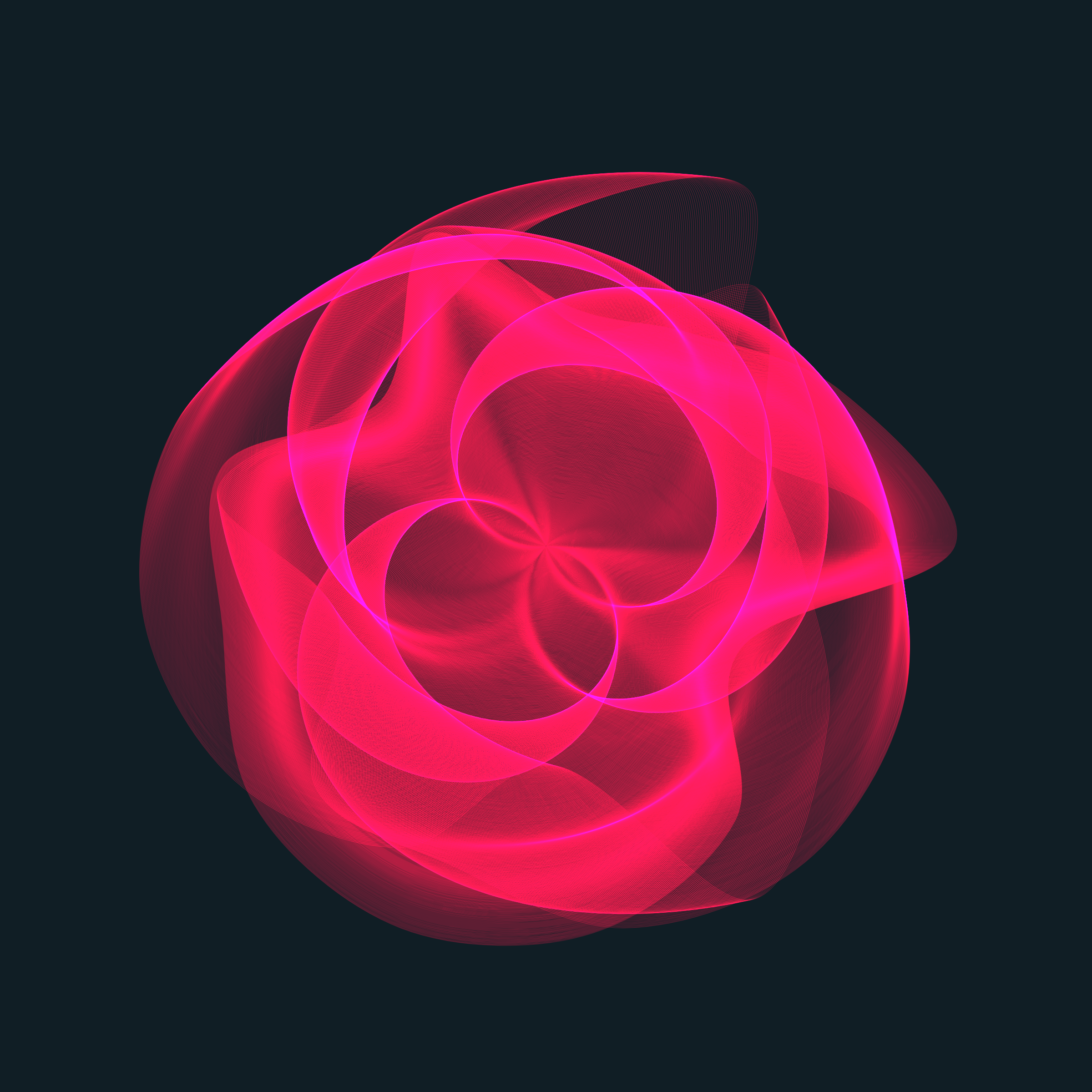 Art Blocks - Art Blocks v2 - Flowers #5077 - NFT # 116005077