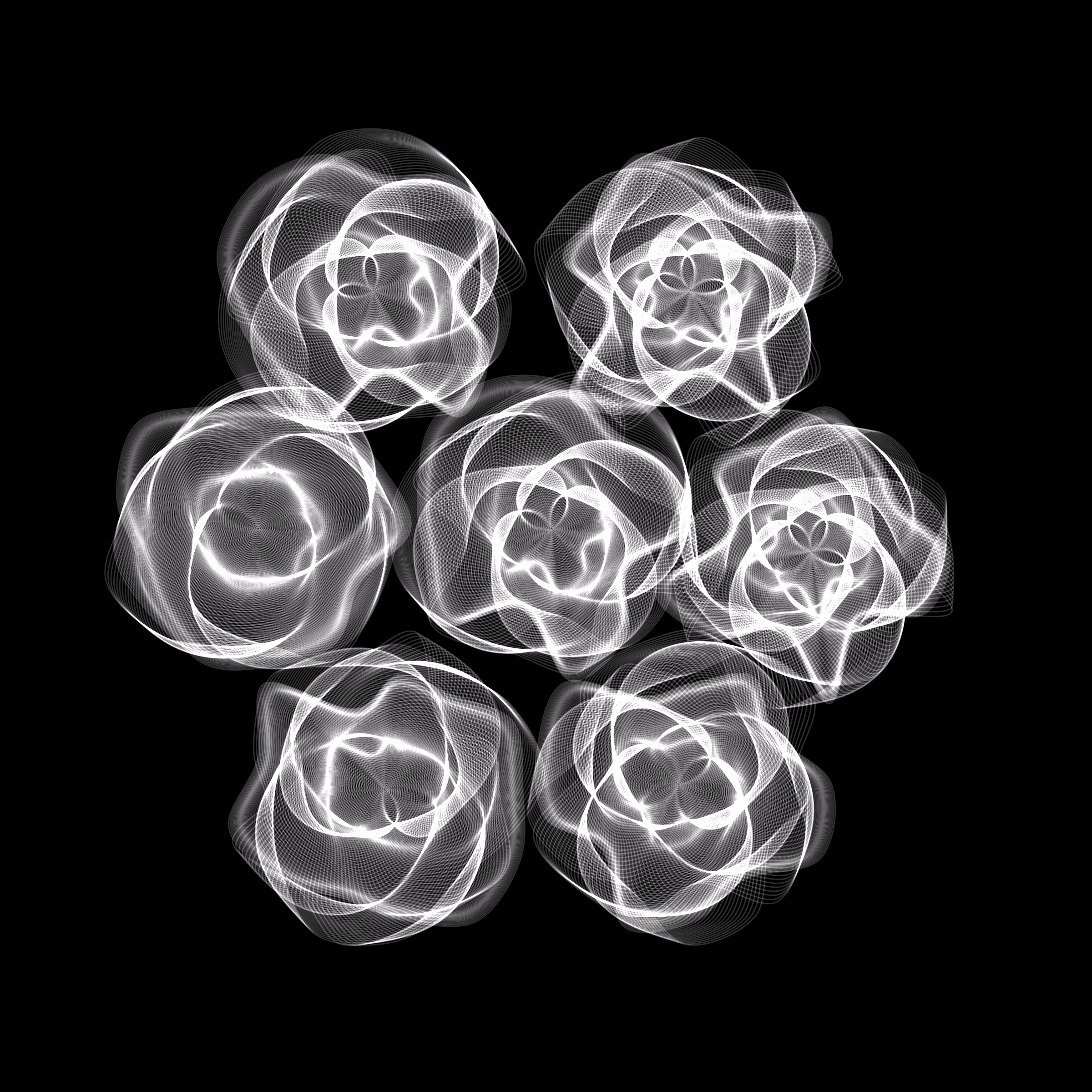 Art Blocks - Art Blocks v2 - Flowers #5080 - NFT # 116005080