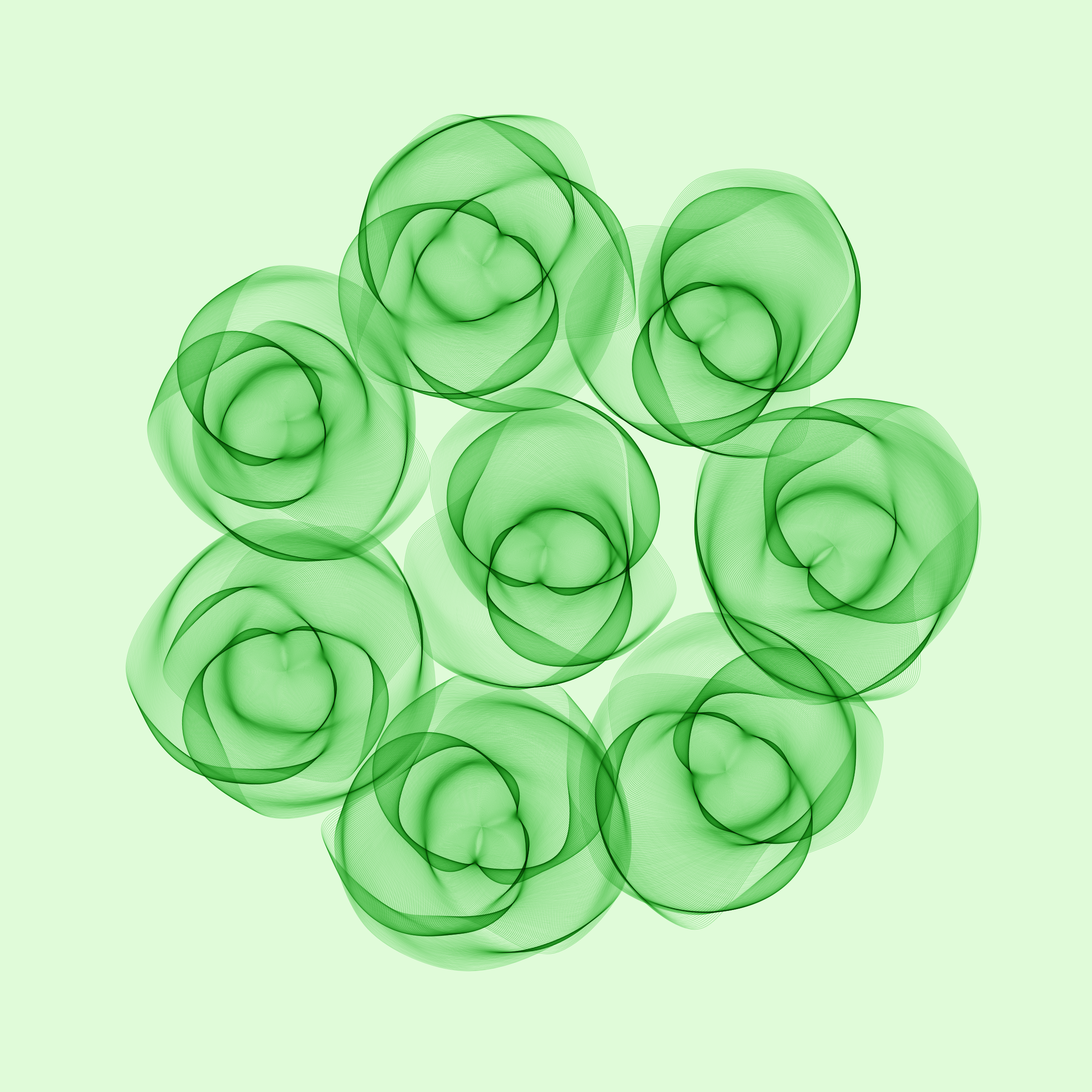 Art Blocks - Art Blocks v2 - Flowers #5087 - NFT # 116005087