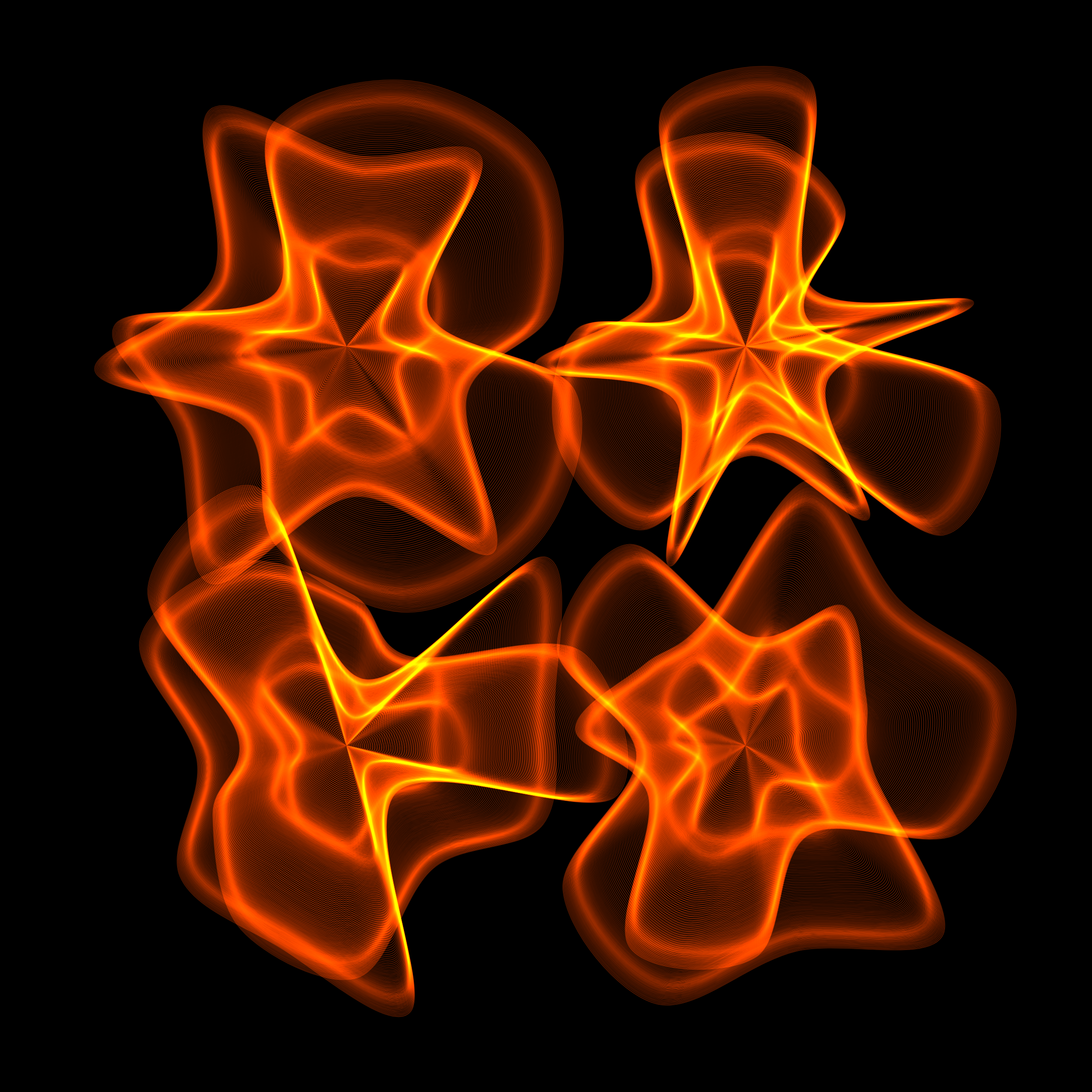 Art Blocks - Art Blocks v2 - Flowers #5100 - NFT # 116005100