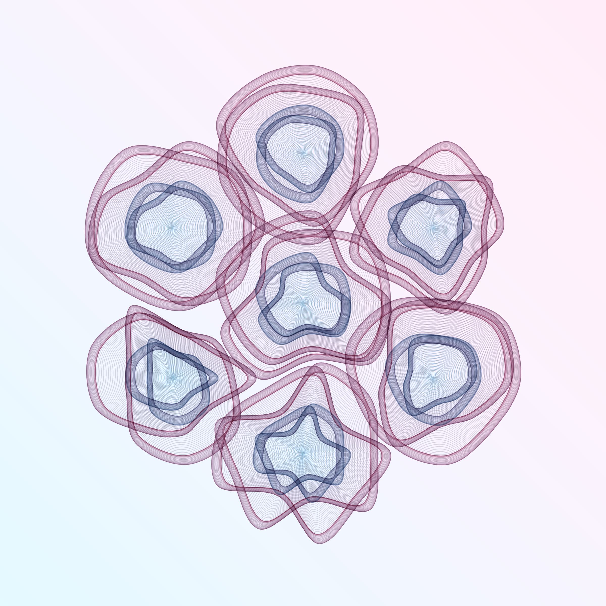 Art Blocks - Art Blocks v2 - Flowers #5102 - NFT # 116005102