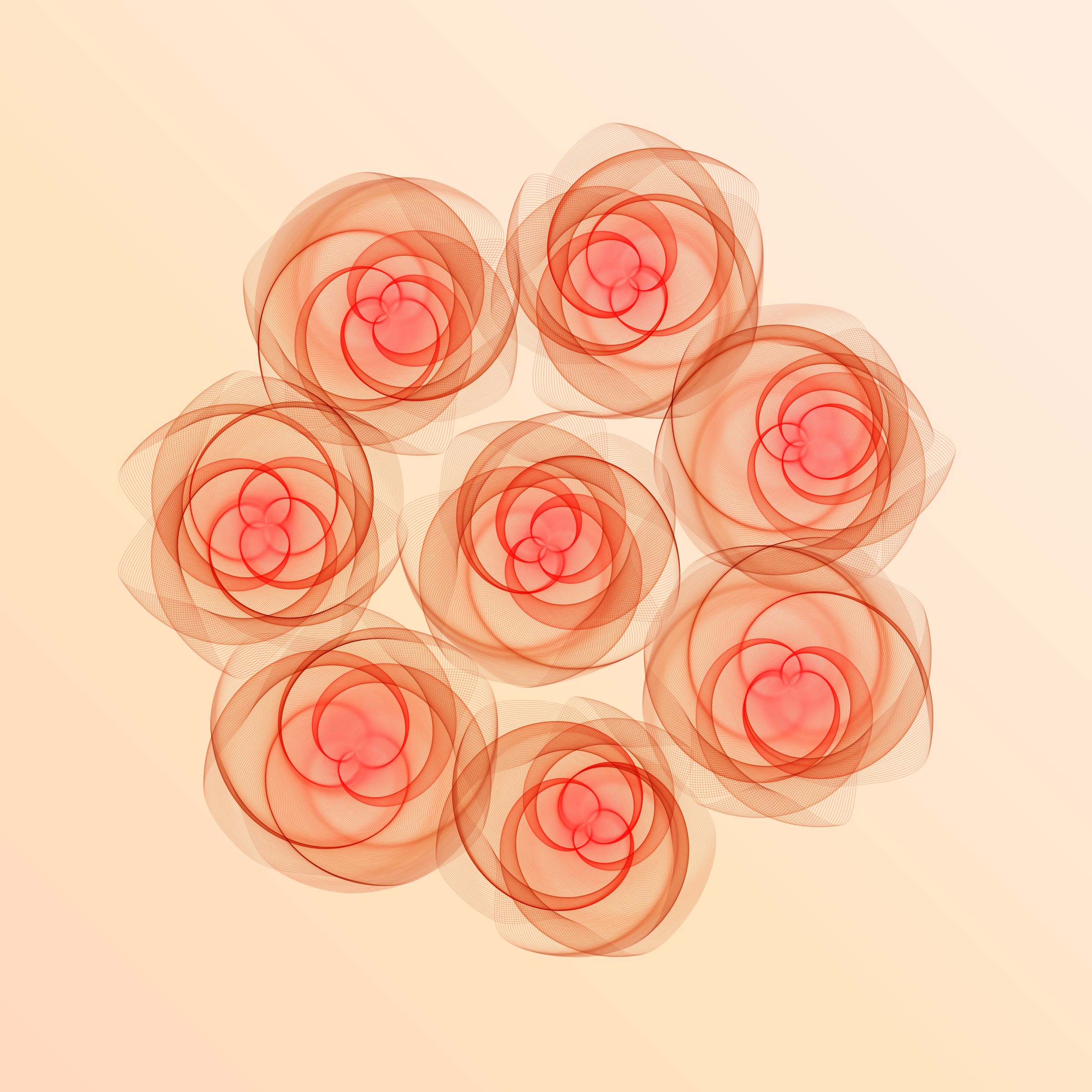 Art Blocks - Art Blocks v2 - Flowers #5106 - NFT # 116005106