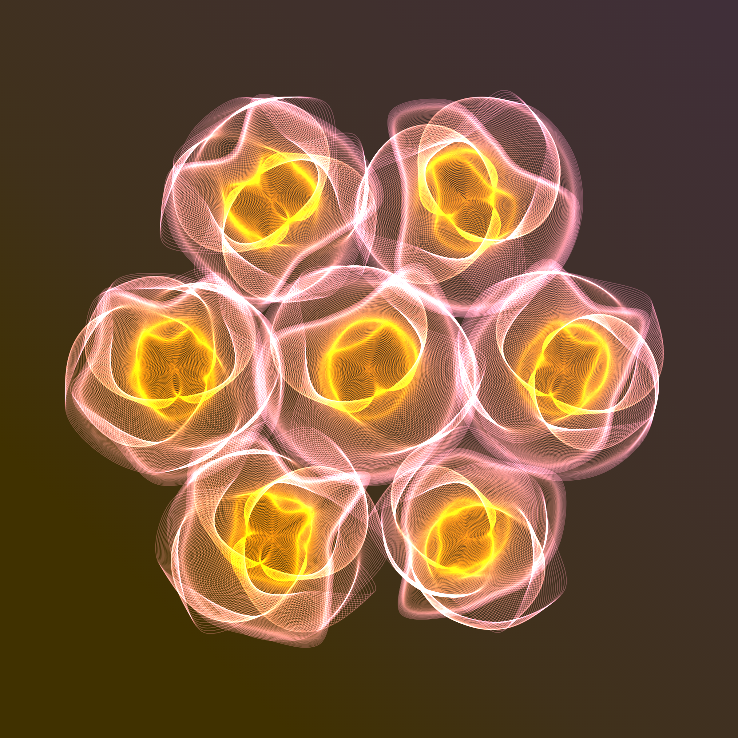 Art Blocks - Art Blocks v2 - Flowers #5112 - NFT # 116005112