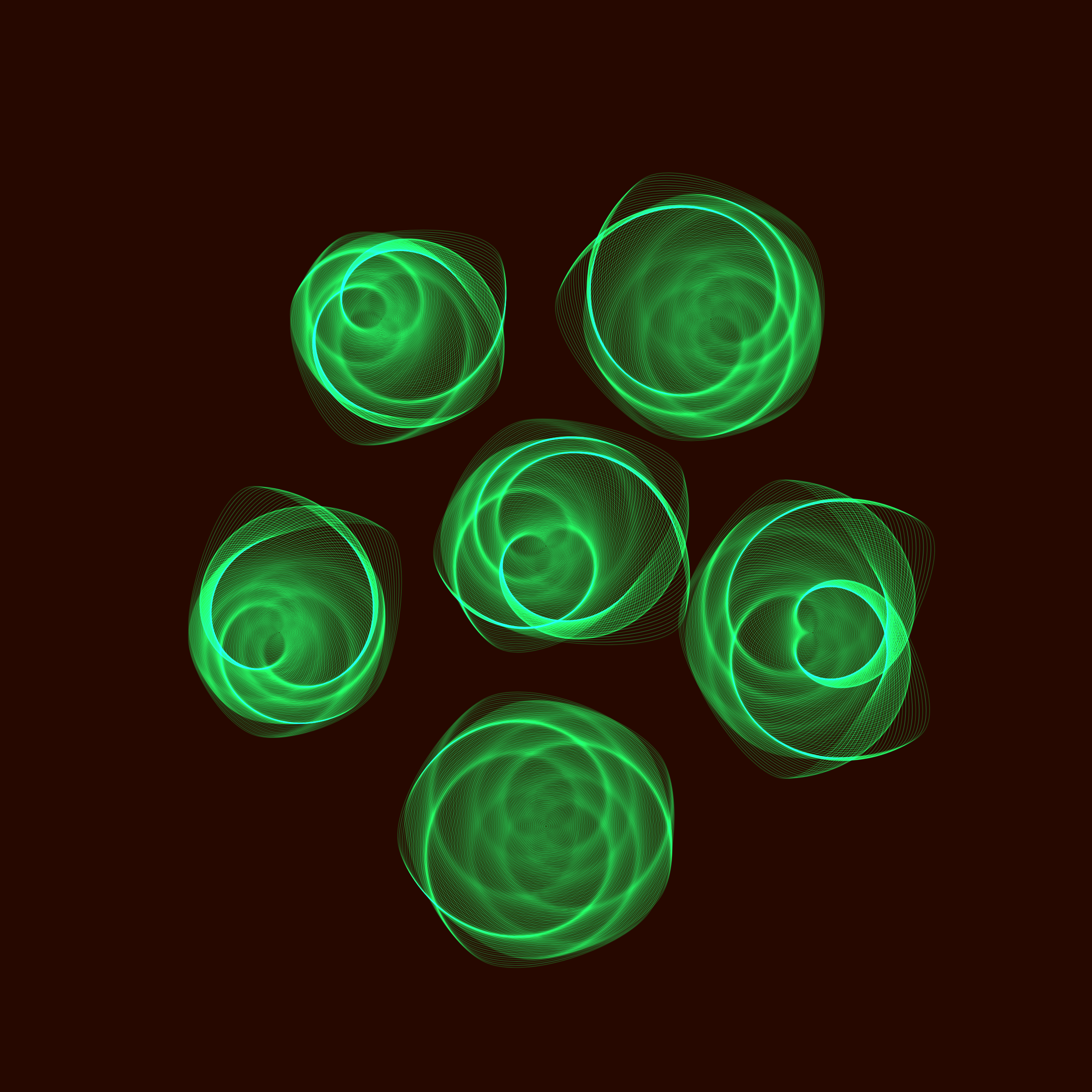 Art Blocks - Art Blocks v2 - Flowers #5116 - NFT # 116005116