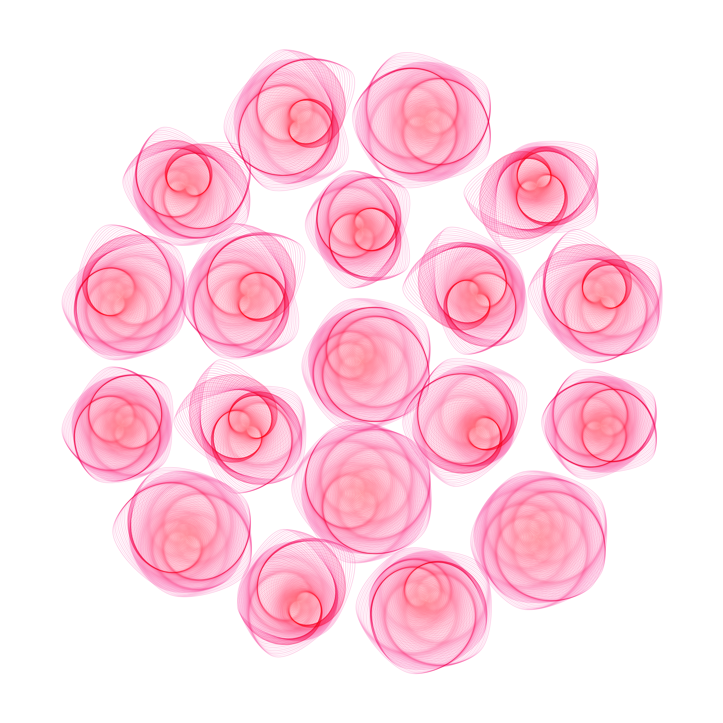 Art Blocks - Art Blocks v2 - Flowers #5119 - NFT # 116005119