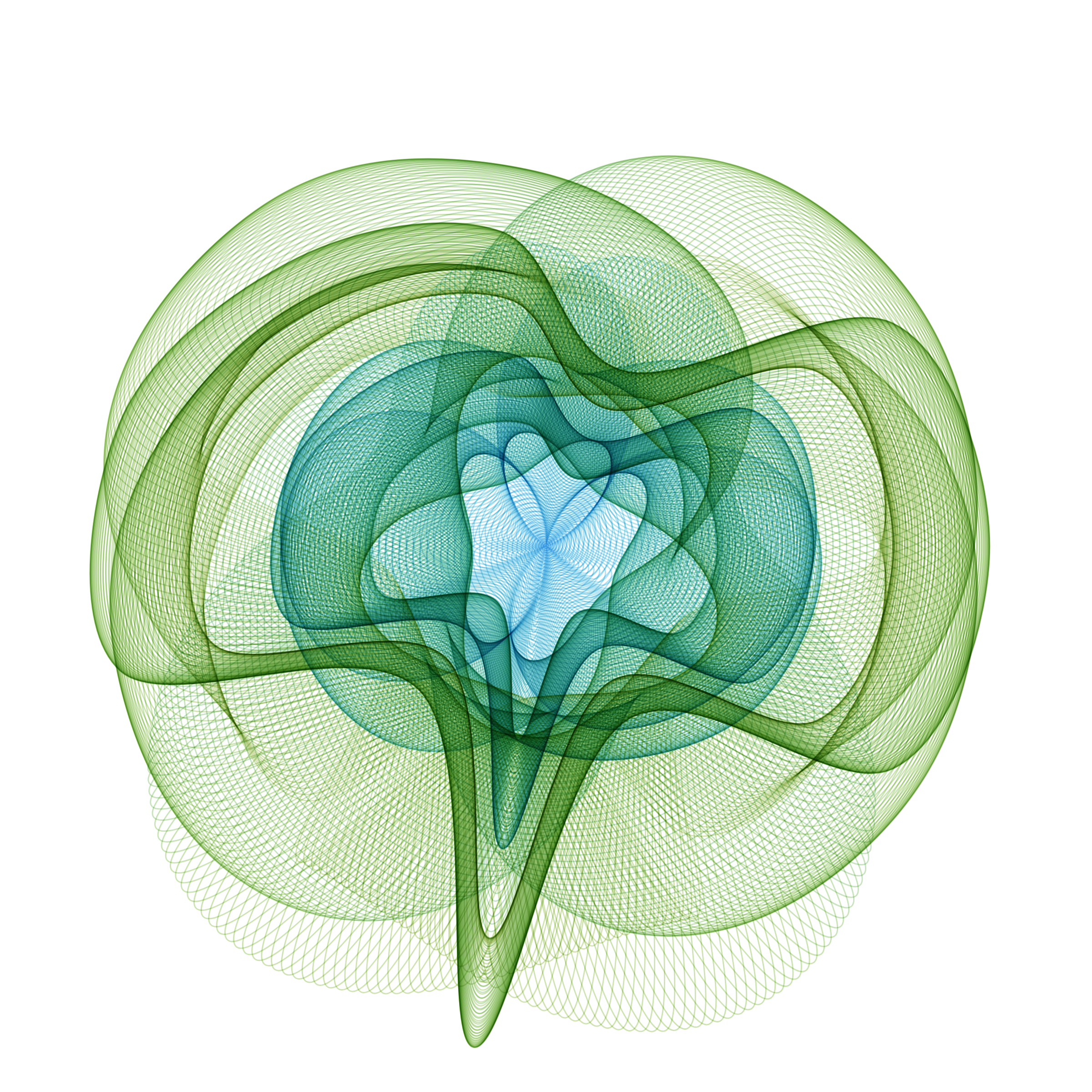 Art Blocks - Art Blocks v2 - Flowers #5123 - NFT # 116005123