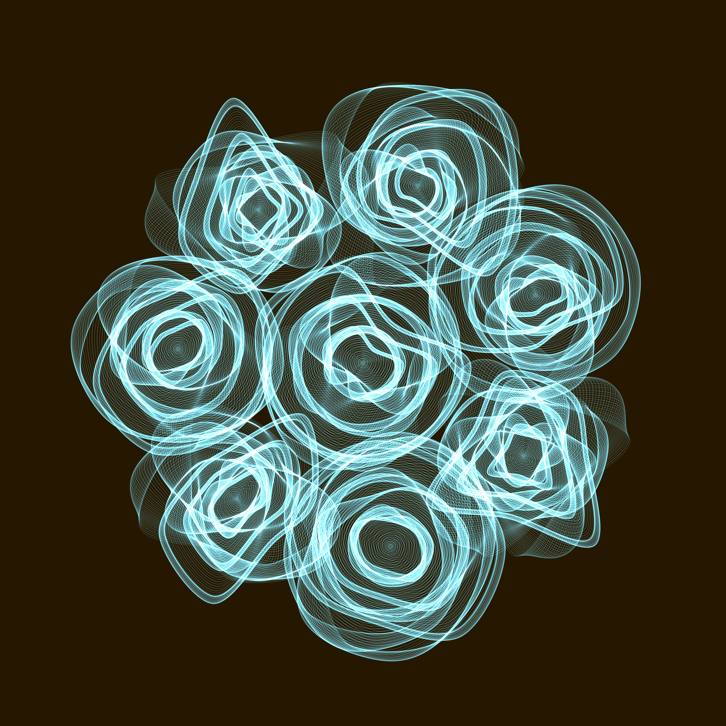 Art Blocks - Art Blocks v2 - Flowers #5124 - NFT # 116005124