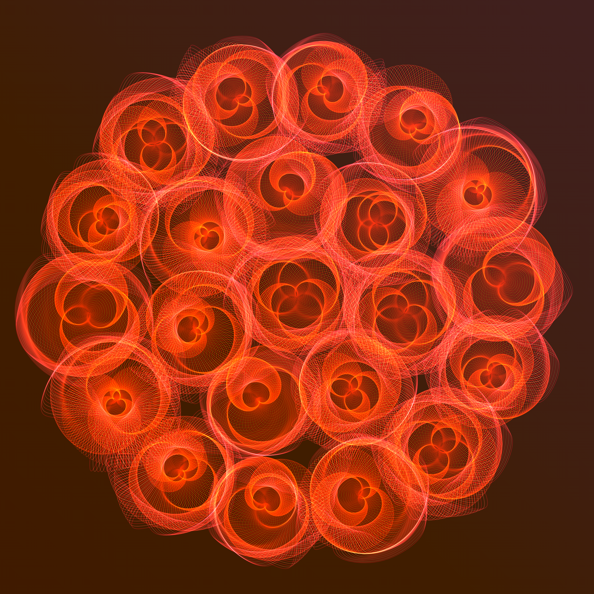 Art Blocks - Art Blocks v2 - Flowers #5126 - NFT # 116005126