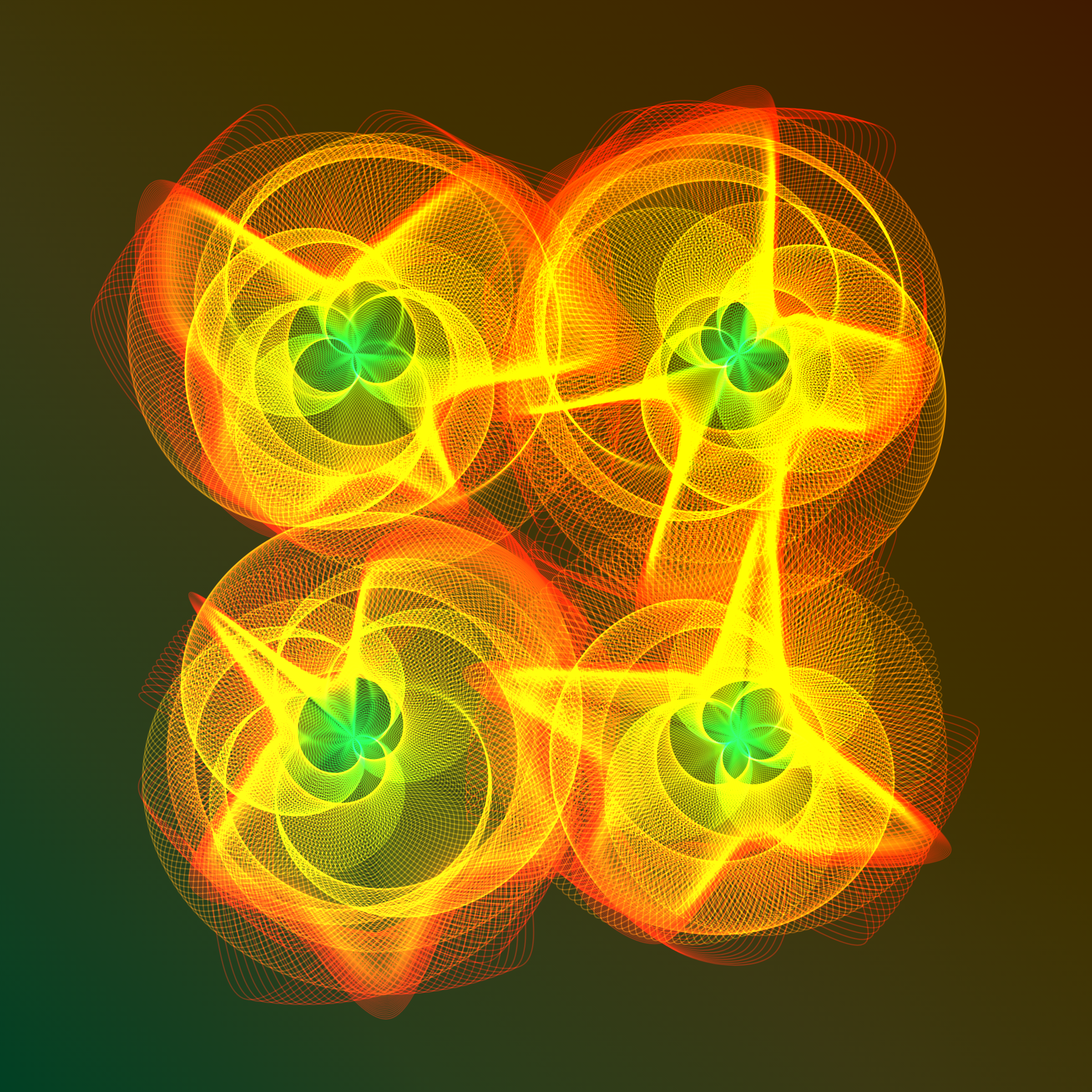 Art Blocks - Art Blocks v2 - Flowers #5127 - NFT # 116005127