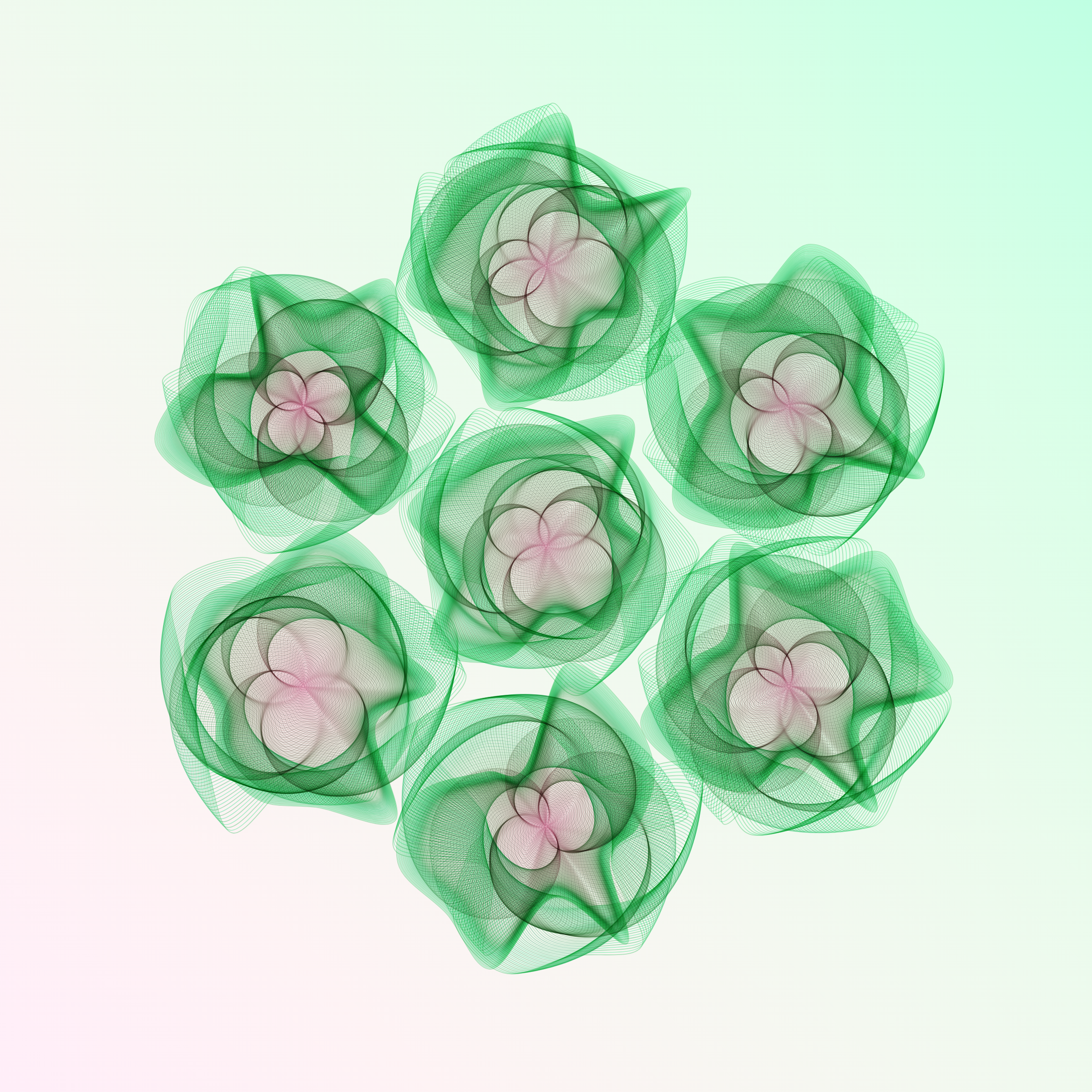 Art Blocks - Art Blocks v2 - Flowers #5149 - NFT # 116005149