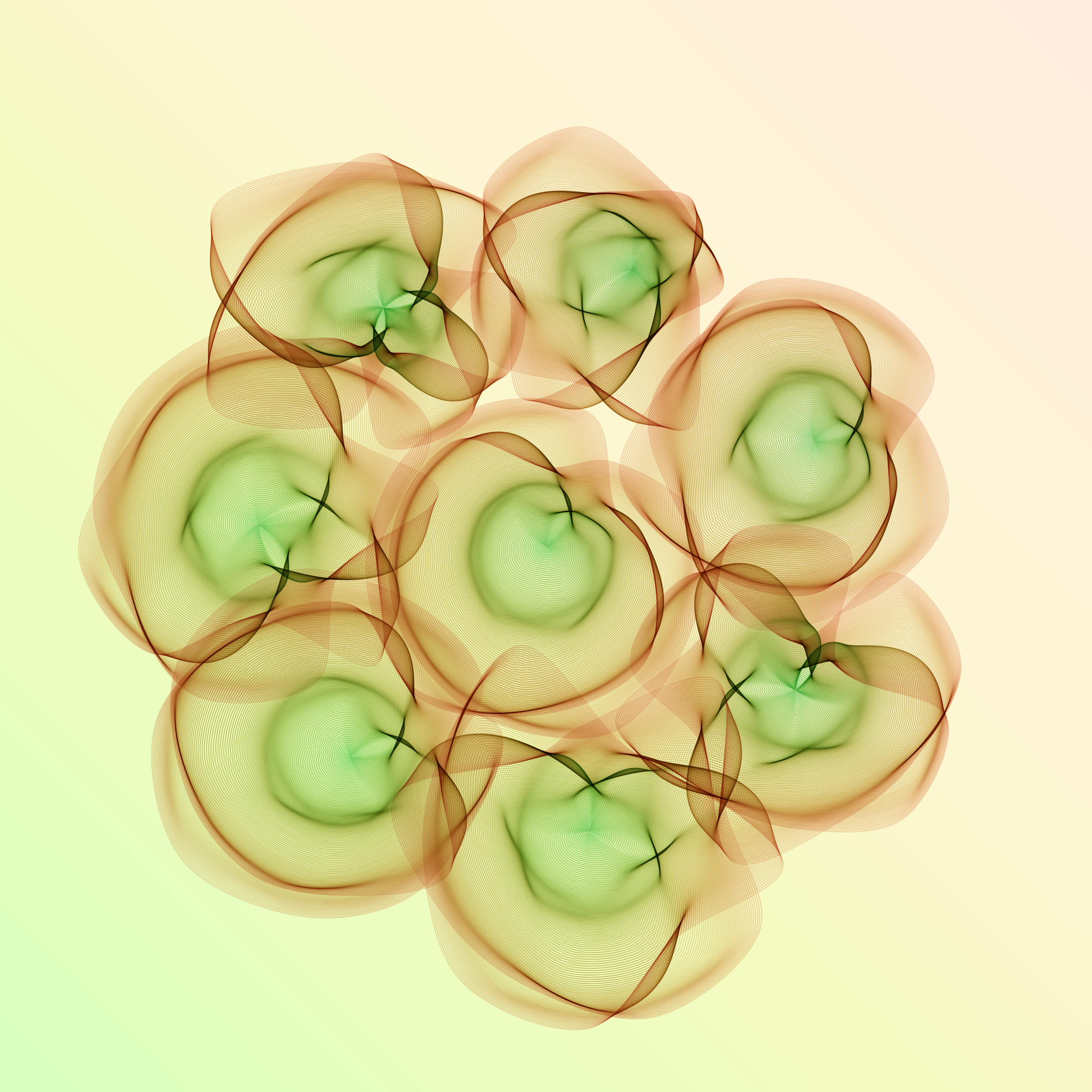 Art Blocks - Art Blocks v2 - Flowers #5151 - NFT # 116005151