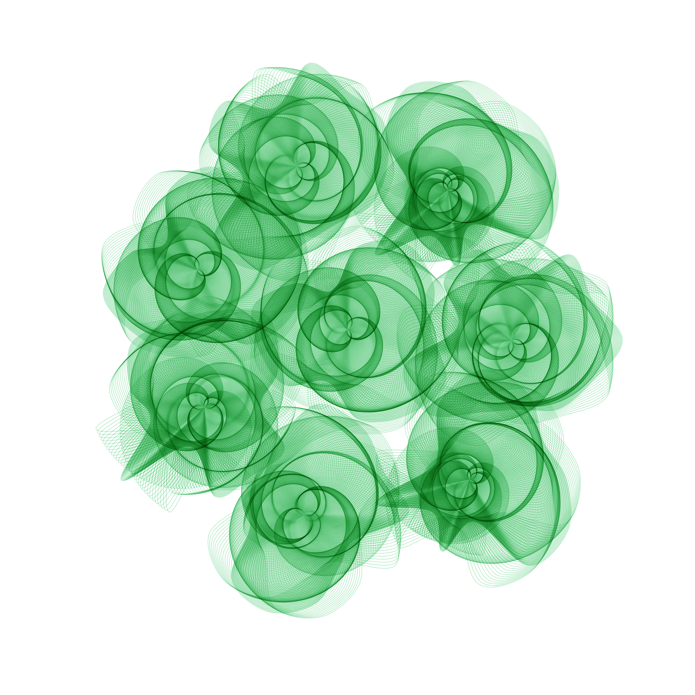 Art Blocks - Art Blocks v2 - Flowers #5158 - NFT # 116005158