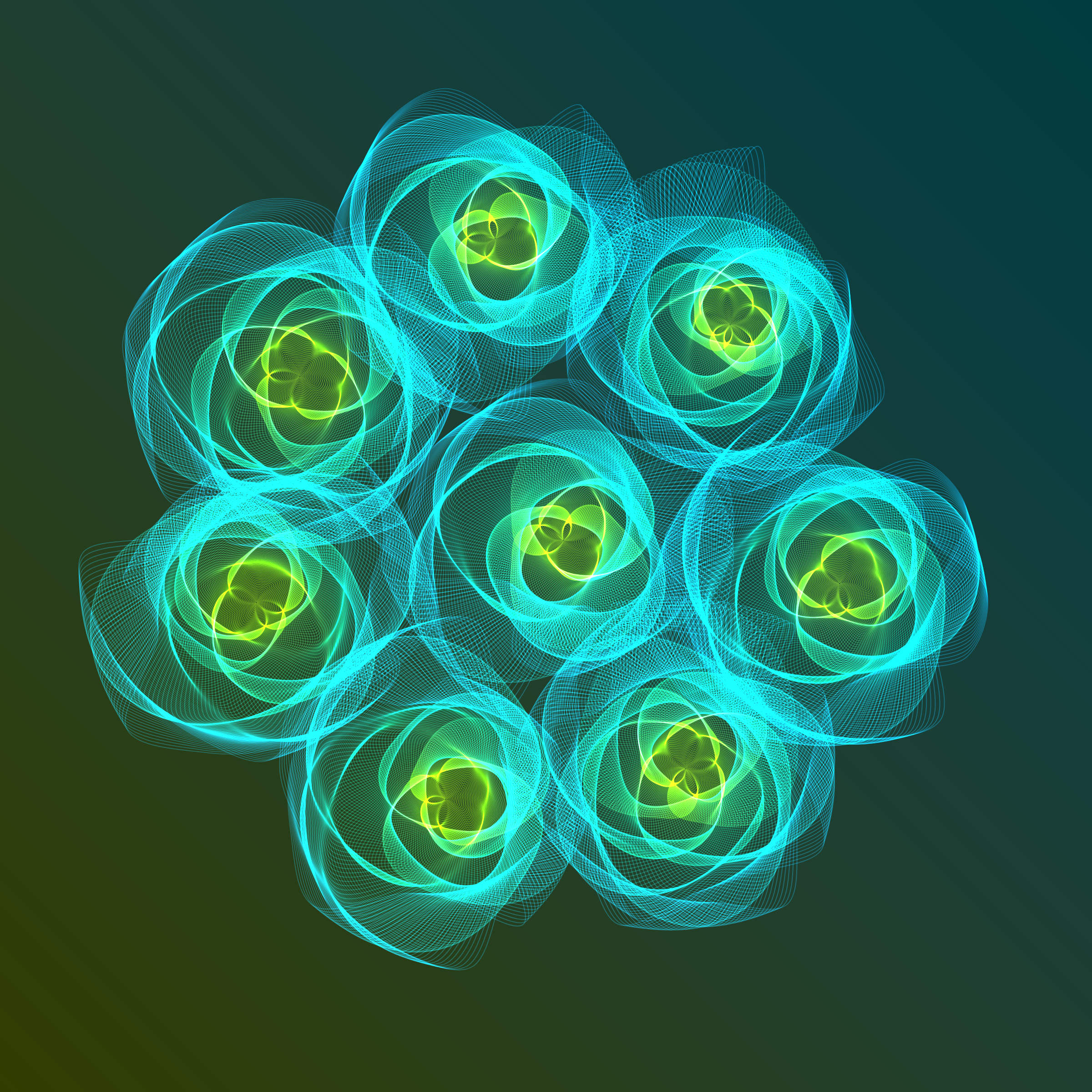 Art Blocks - Art Blocks v2 - Flowers #5159 - NFT # 116005159