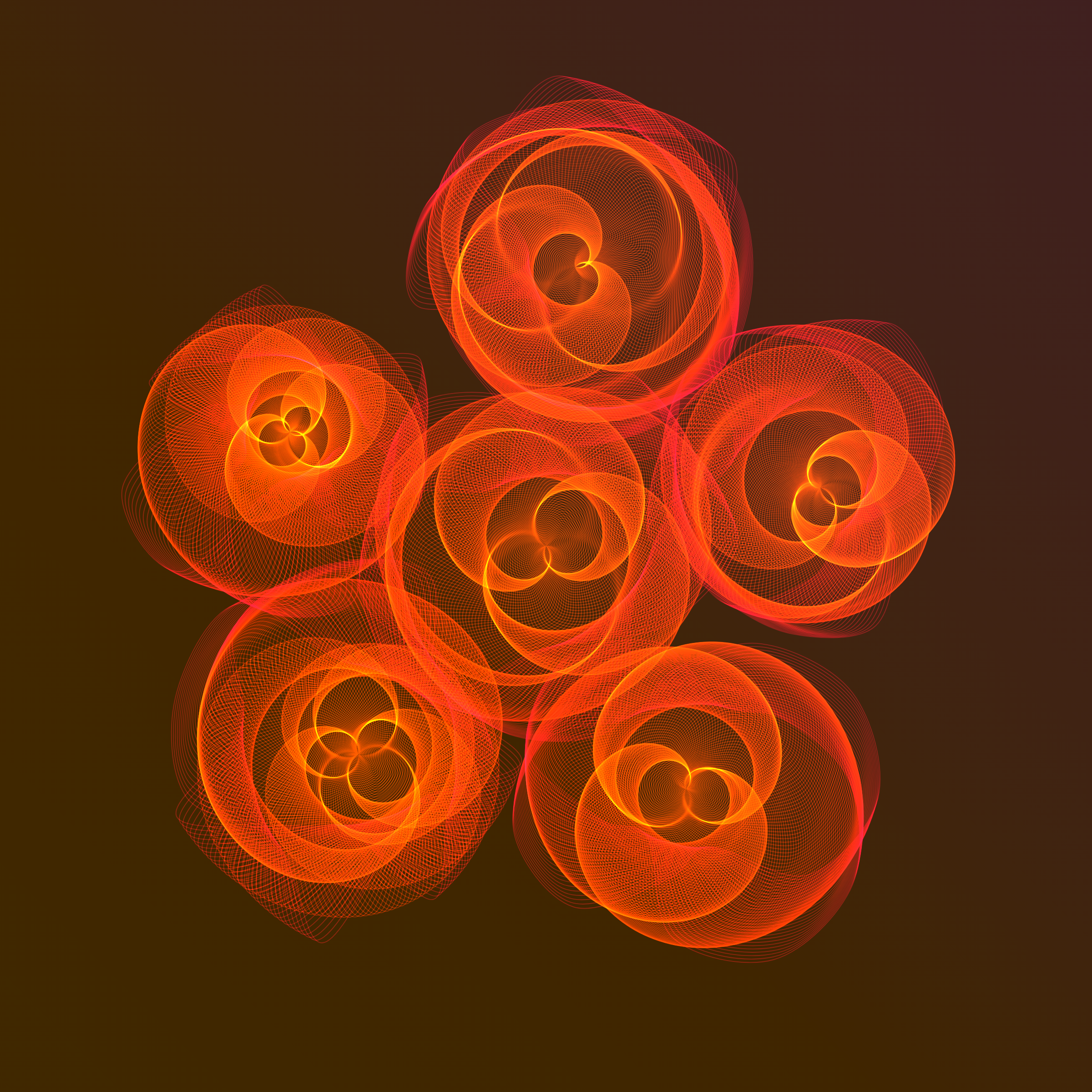 Art Blocks - Art Blocks v2 - Flowers #5167 - NFT # 116005167