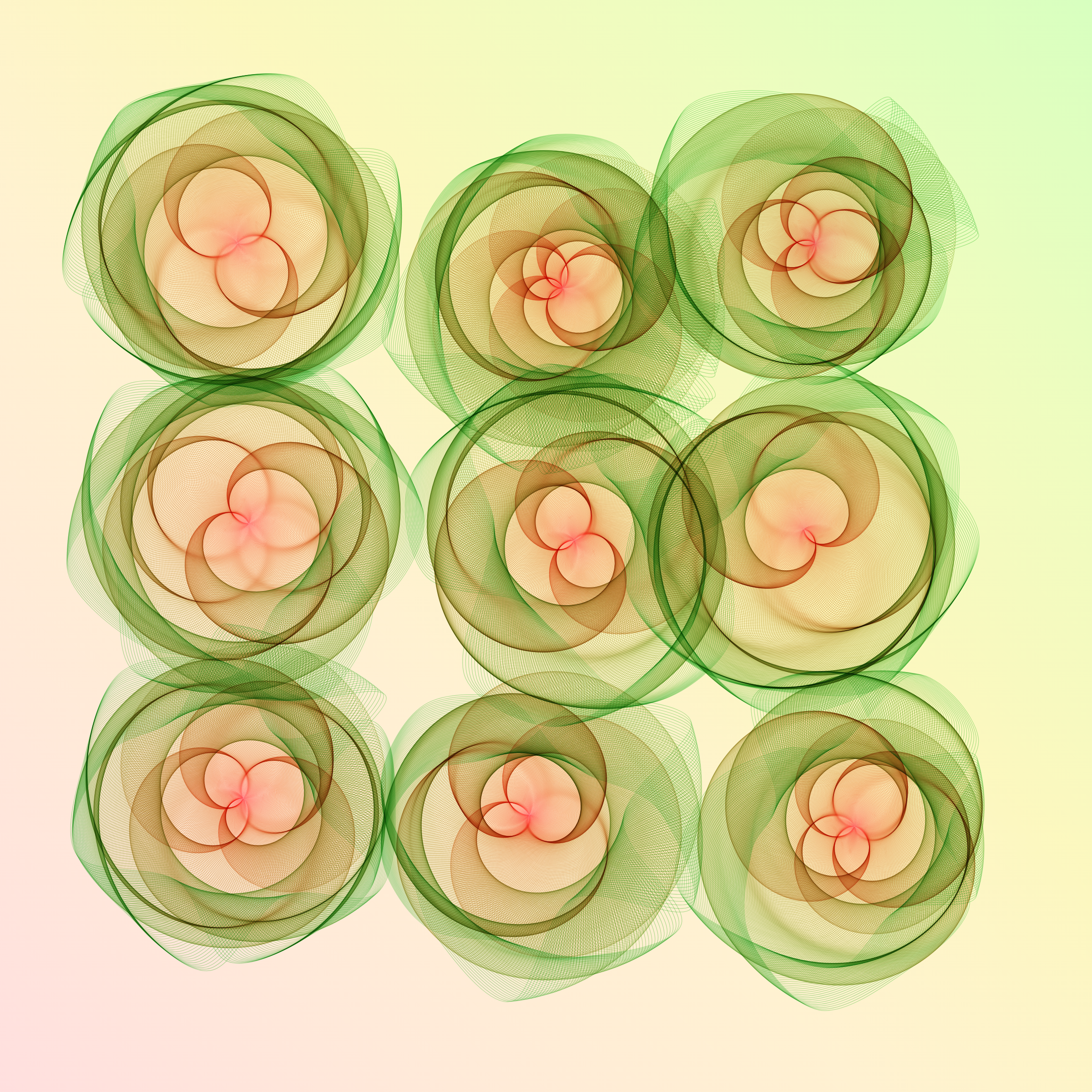 Art Blocks - Art Blocks v2 - Flowers #5176 - NFT # 116005176