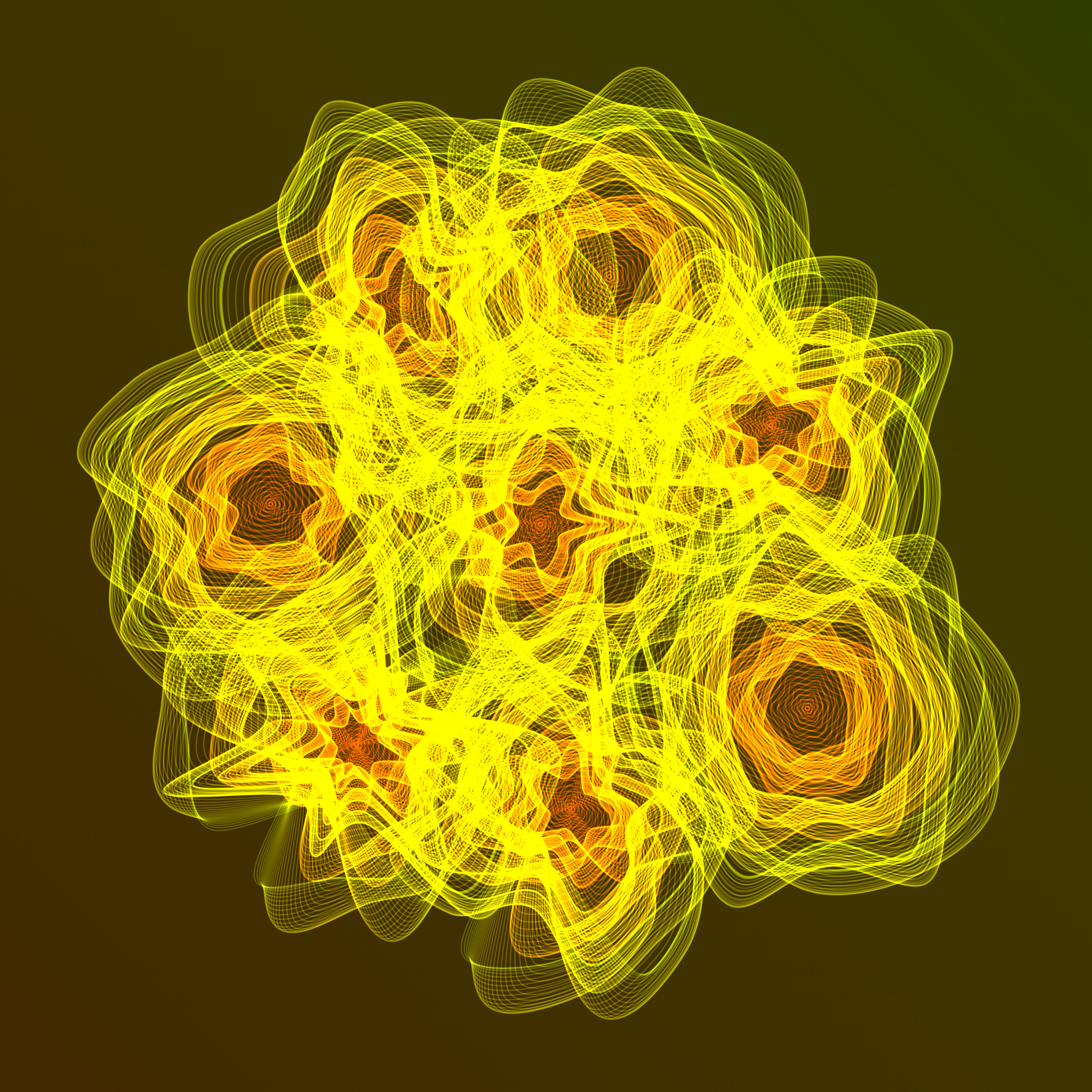 Art Blocks - Art Blocks v2 - Flowers #5182 - NFT # 116005182