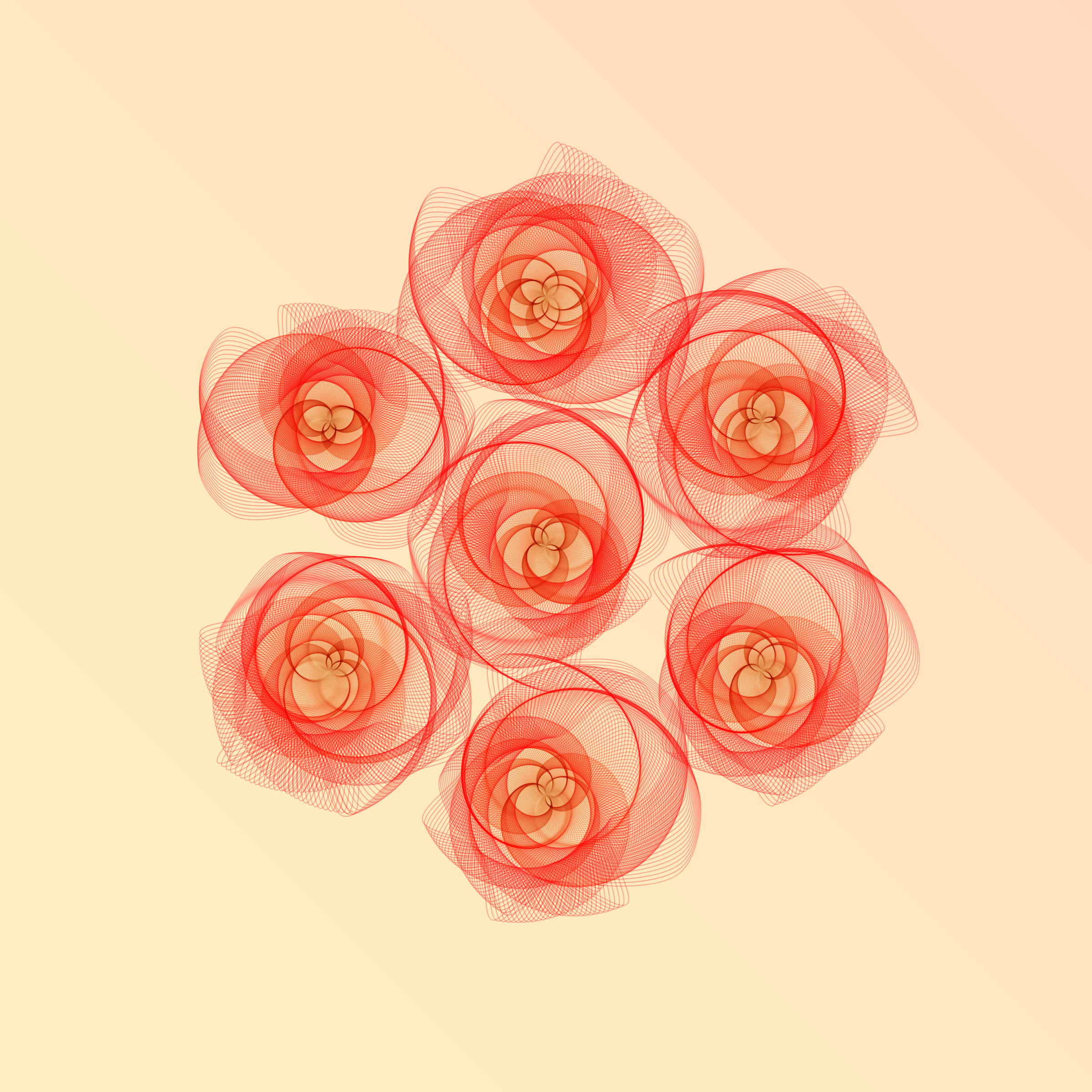 Art Blocks - Art Blocks v2 - Flowers #5185 - NFT # 116005185