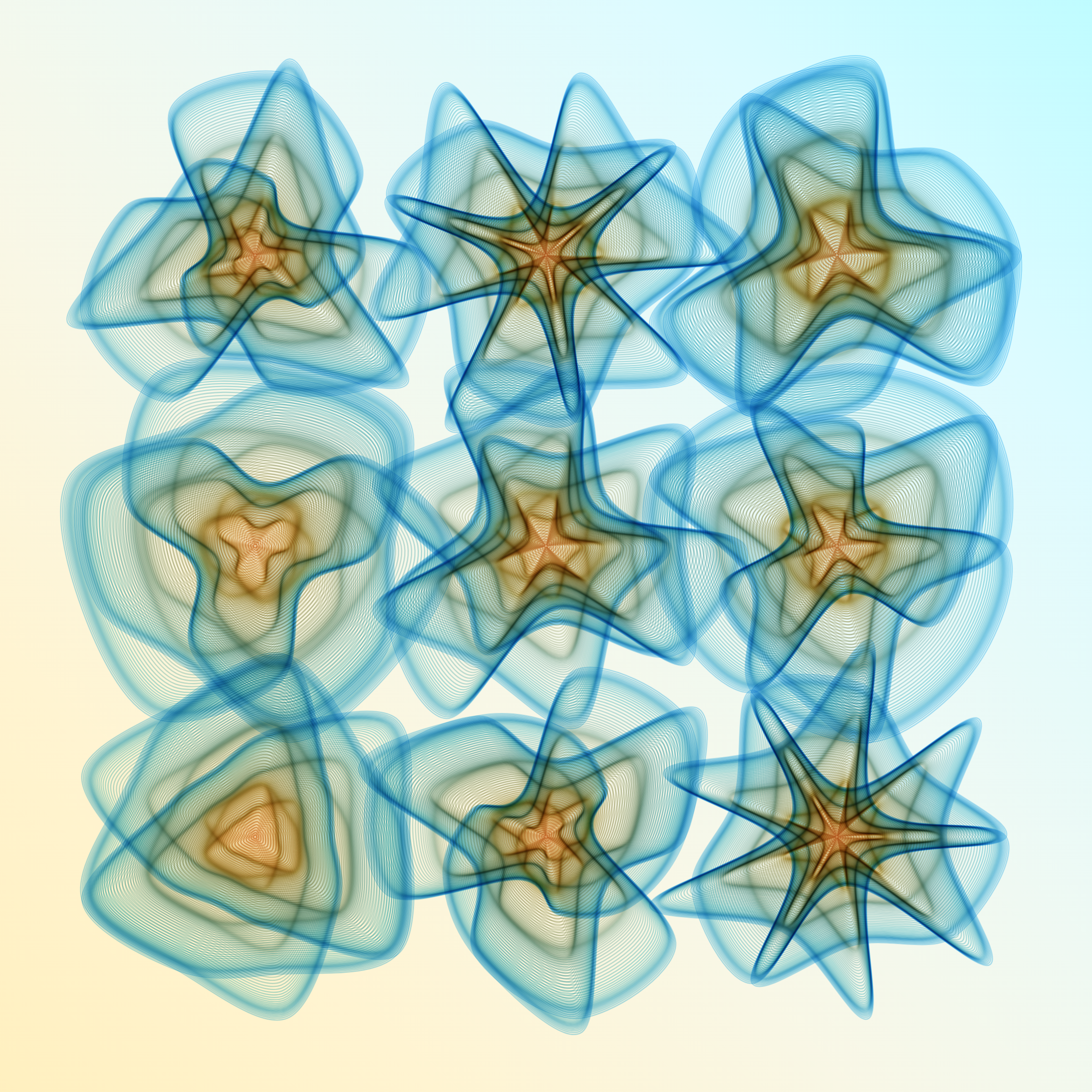 Art Blocks - Art Blocks v2 - Flowers #5186 - NFT # 116005186