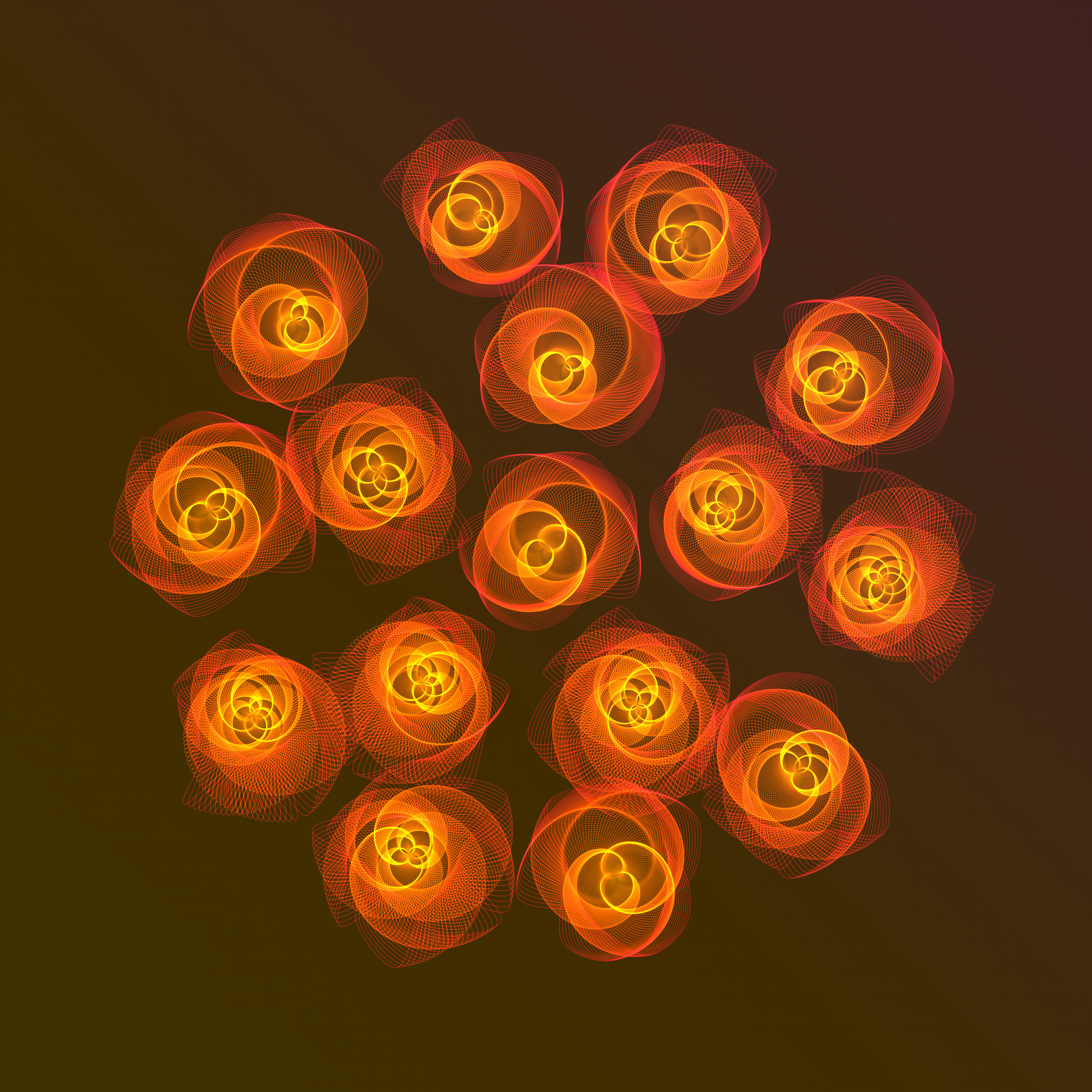 Art Blocks - Art Blocks v2 - Flowers #5189 - NFT # 116005189