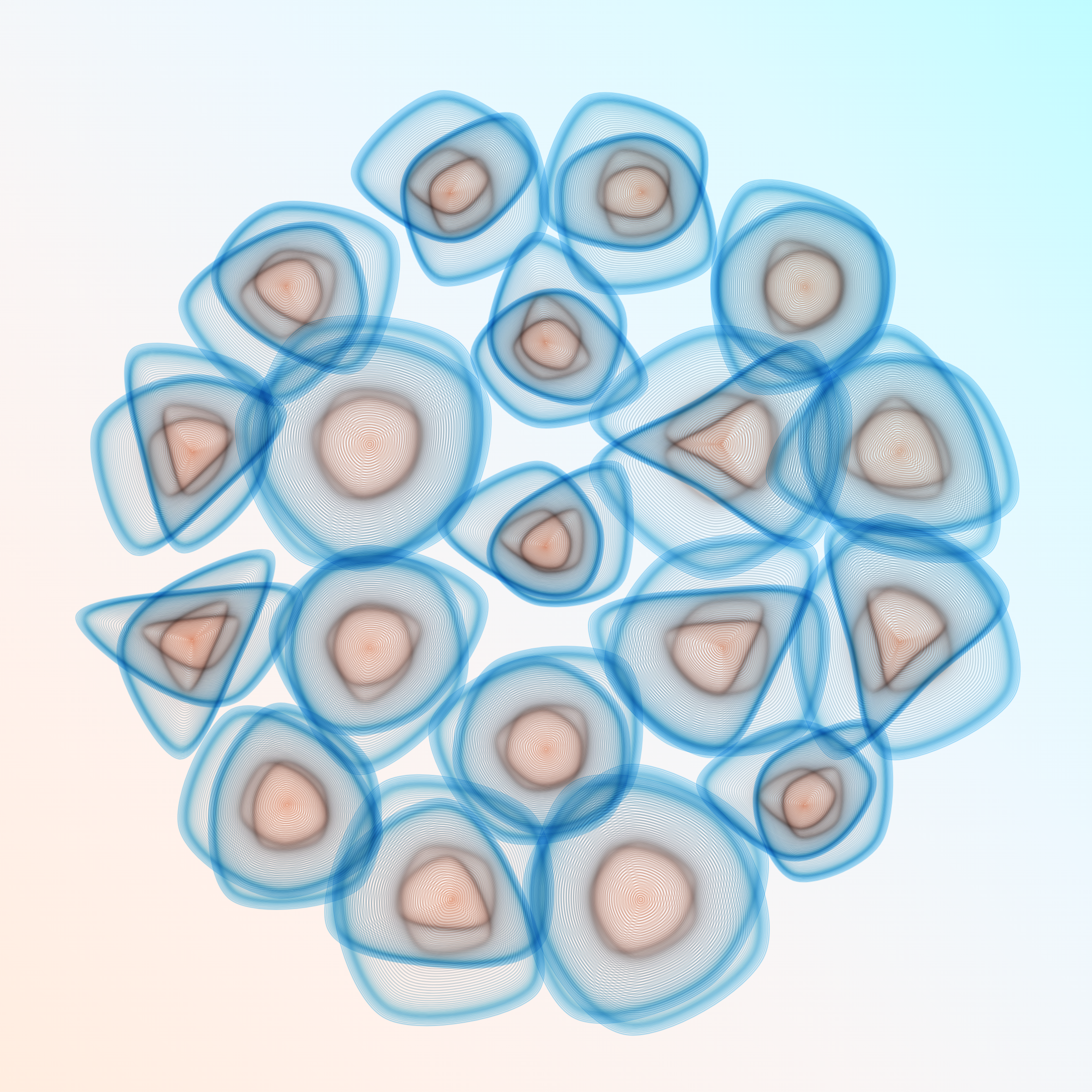 Art Blocks - Art Blocks v2 - Flowers #5195 - NFT # 116005195