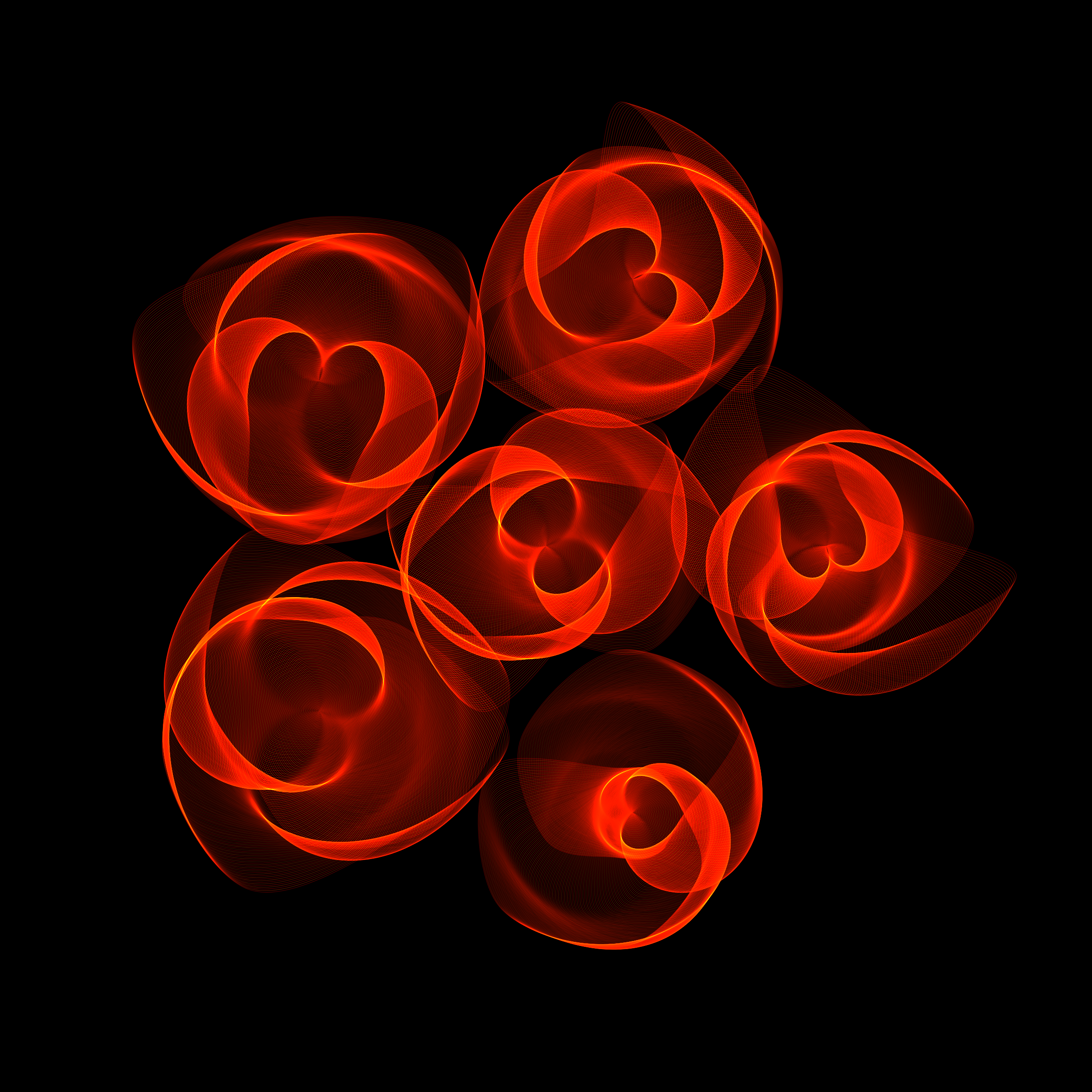 Art Blocks - Art Blocks v2 - Flowers #5201 - NFT # 116005201