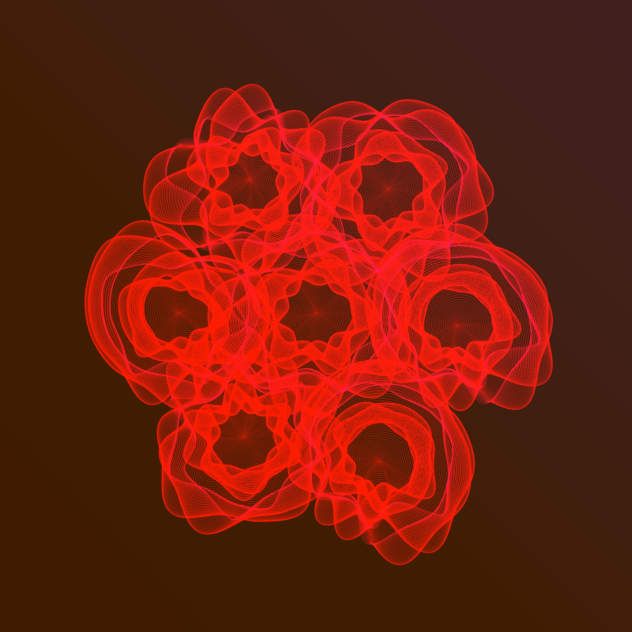 Art Blocks - Art Blocks v2 - Flowers #5203 - NFT # 116005203