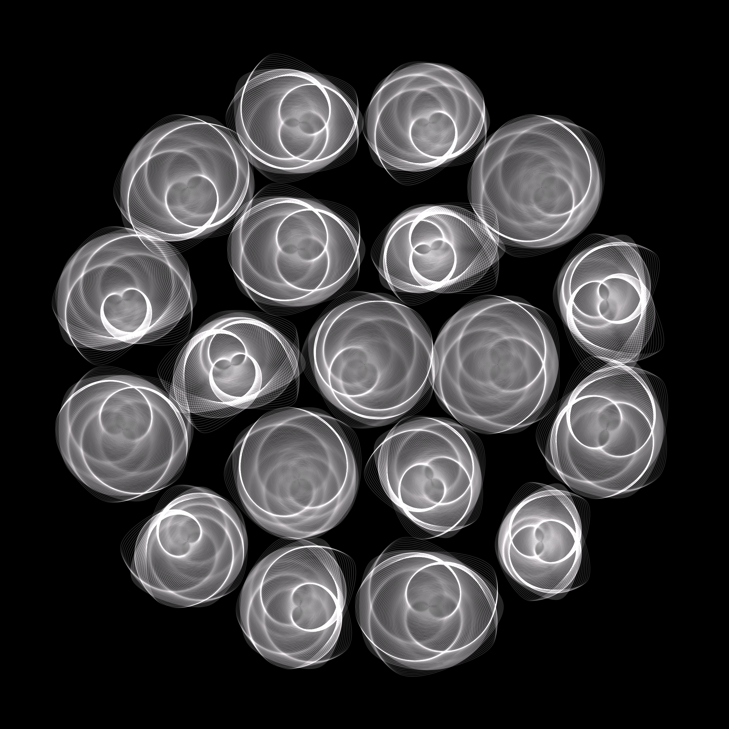 Art Blocks - Art Blocks v2 - Flowers #5205 - NFT # 116005205