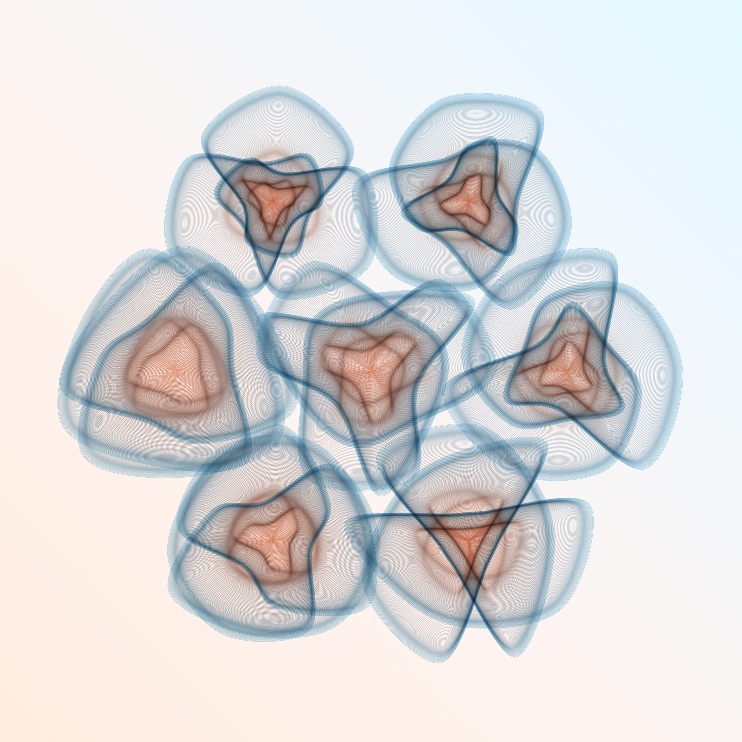 Art Blocks - Art Blocks v2 - Flowers #5207 - NFT # 116005207