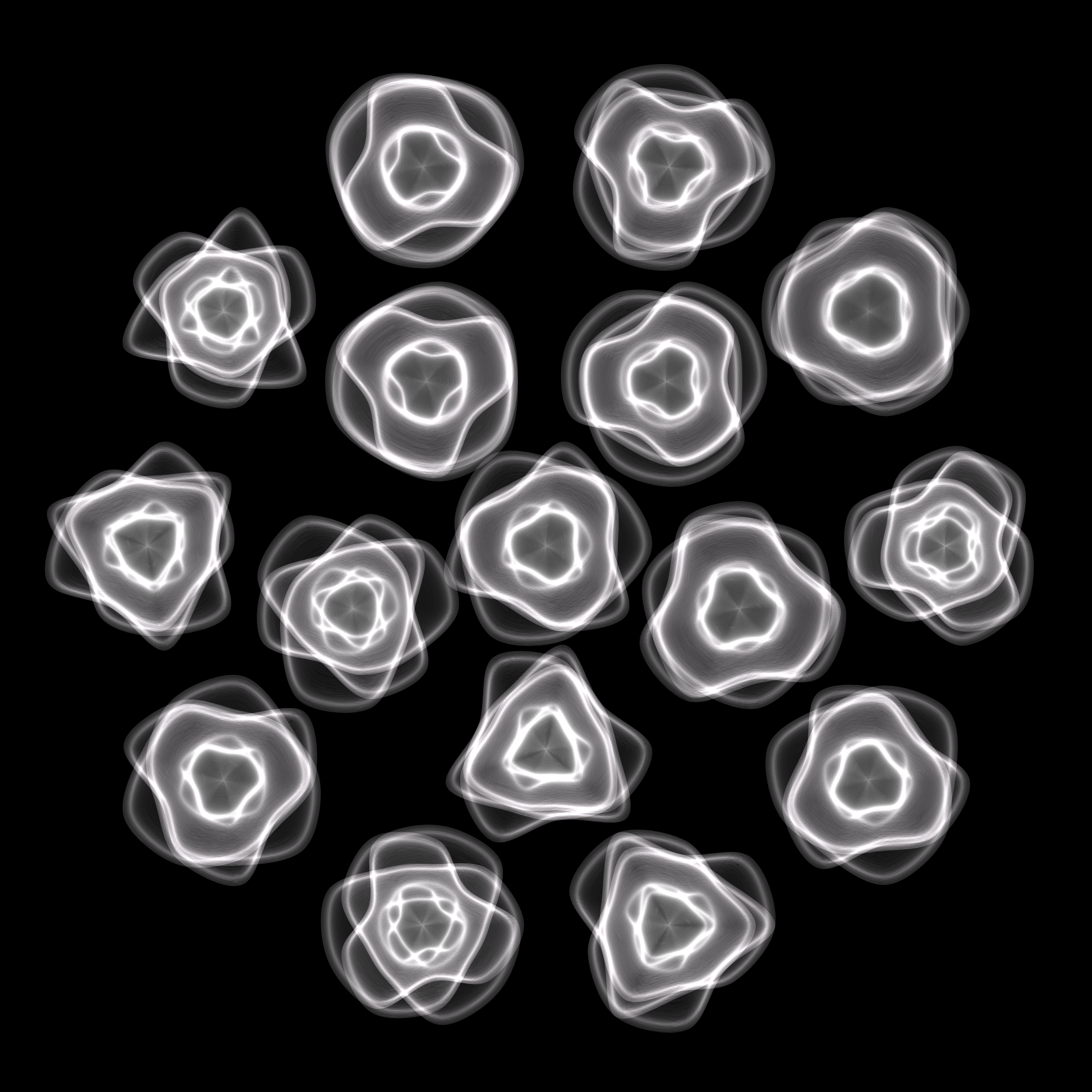 Art Blocks - Art Blocks v2 - Flowers #5208 - NFT # 116005208