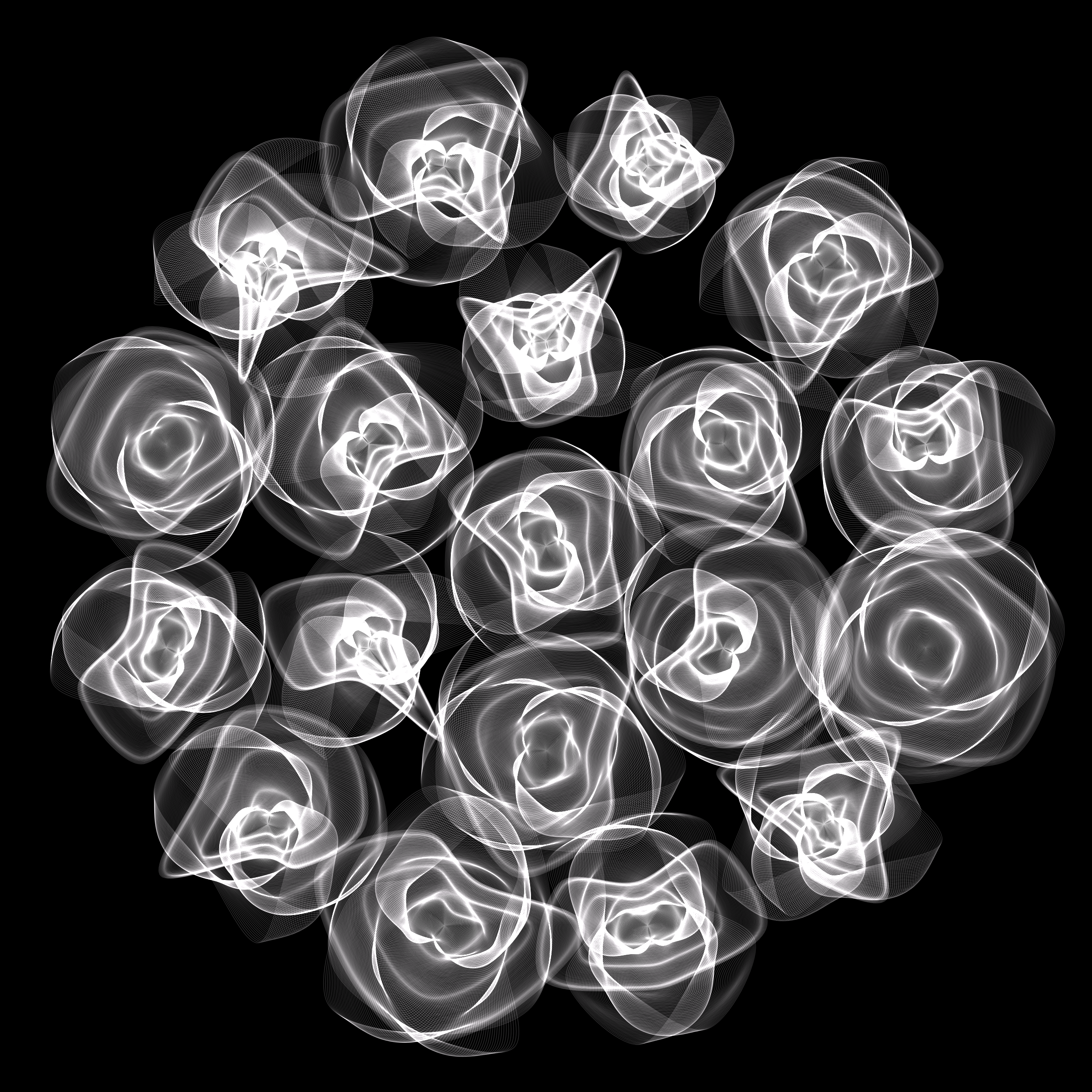 Art Blocks - Art Blocks v2 - Flowers #5214 - NFT # 116005214