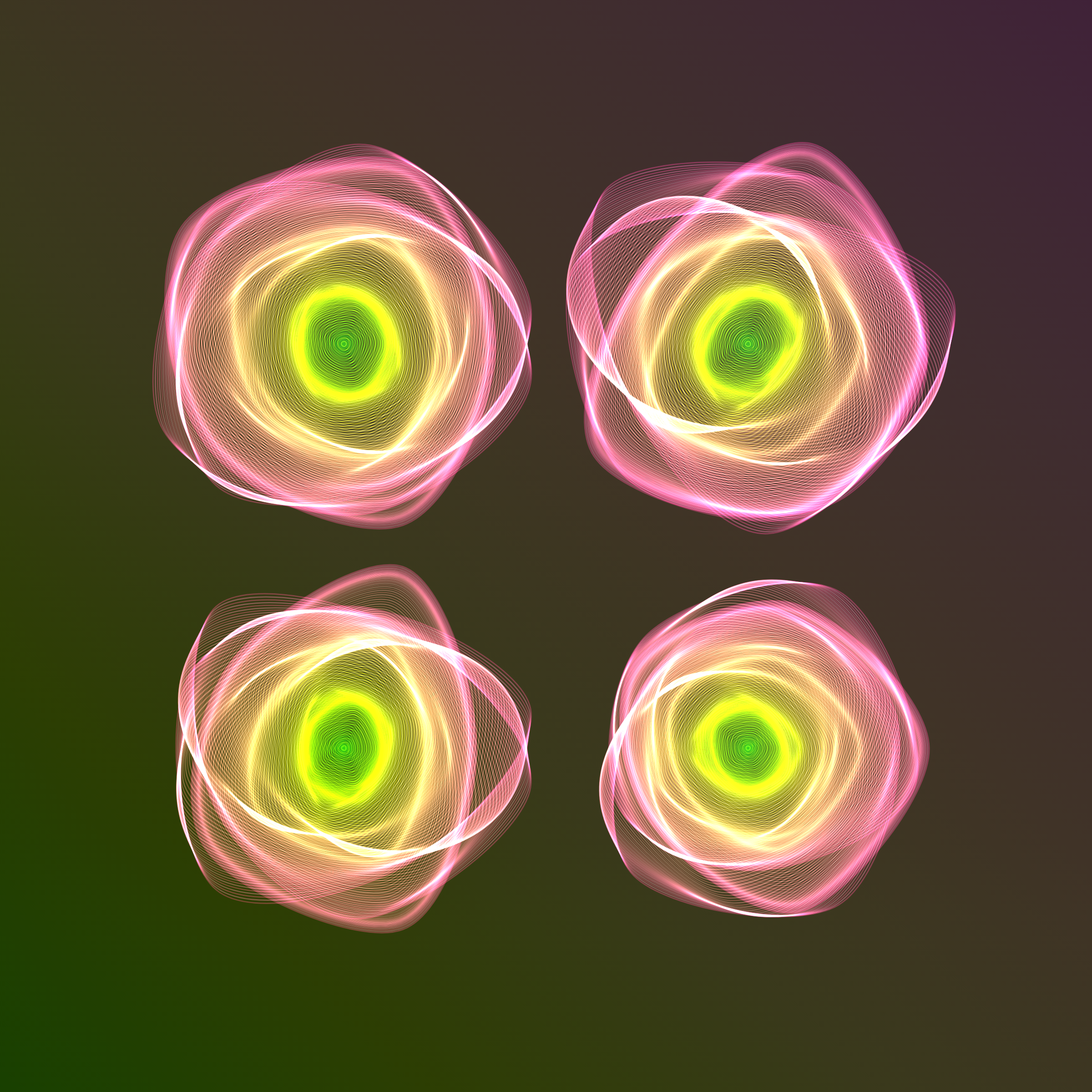 Art Blocks - Art Blocks v2 - Flowers #5225 - NFT # 116005225