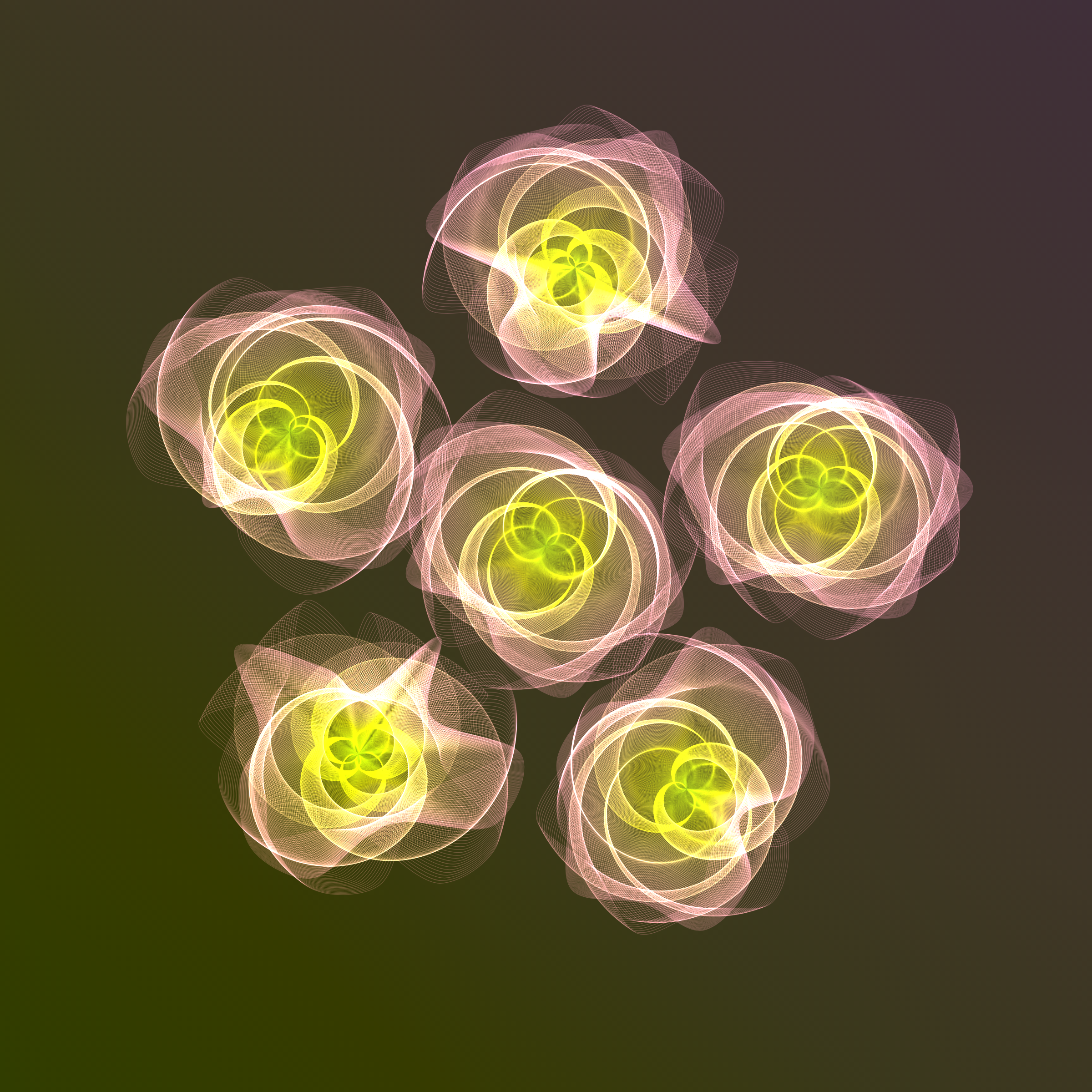 Art Blocks - Art Blocks v2 - Flowers #5233 - NFT # 116005233