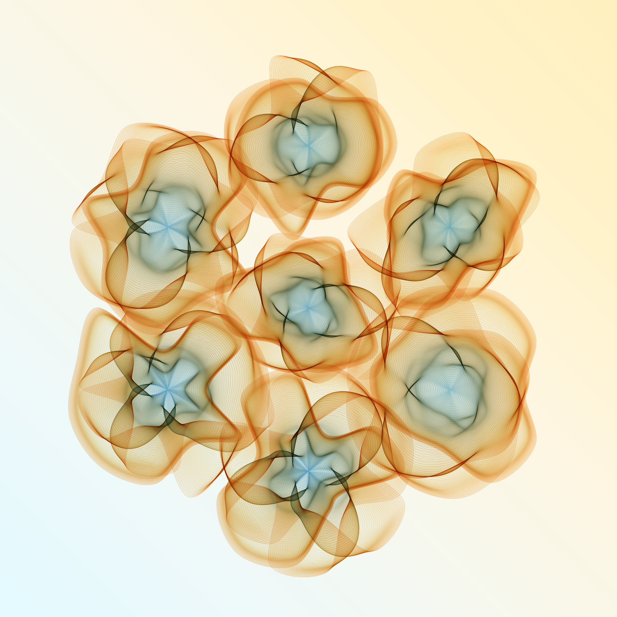 Art Blocks - Art Blocks v2 - Flowers #5242 - NFT # 116005242