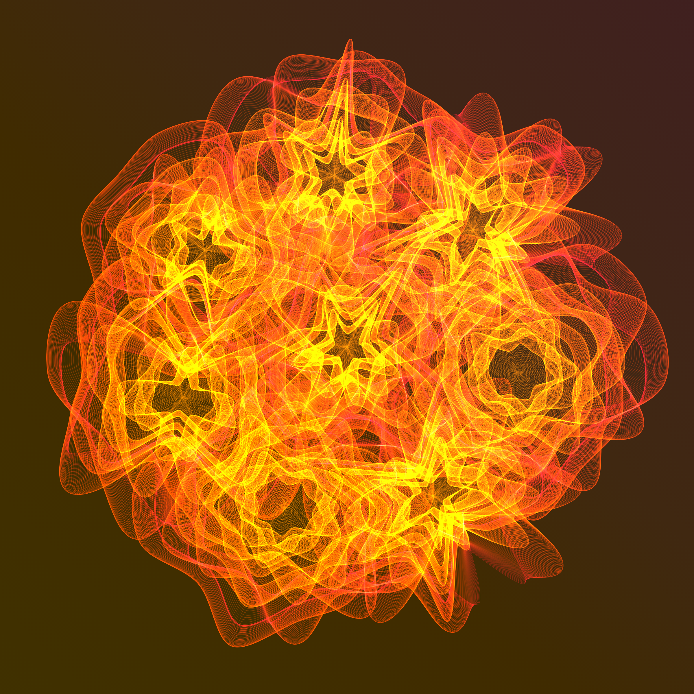 Art Blocks - Art Blocks v2 - Flowers #5245 - NFT # 116005245