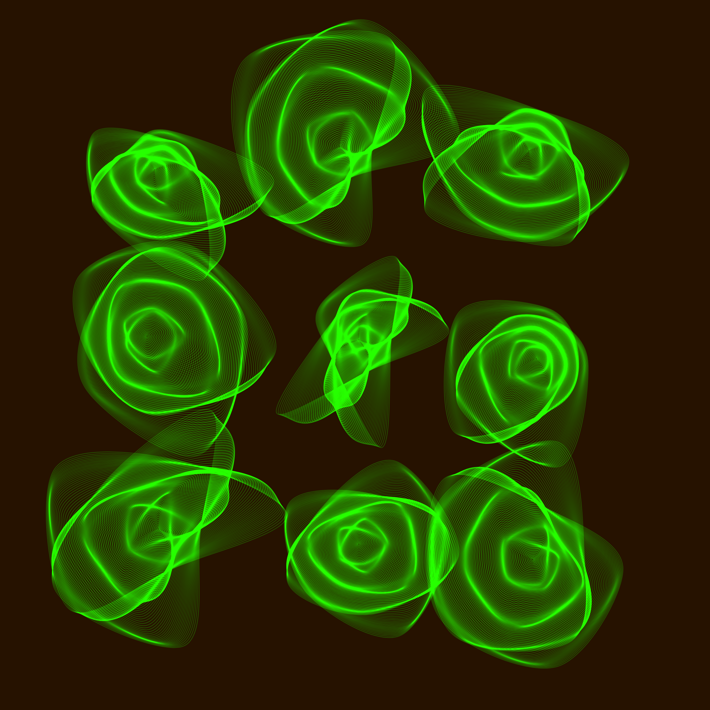 Art Blocks - Art Blocks v2 - Flowers #5253 - NFT # 116005253