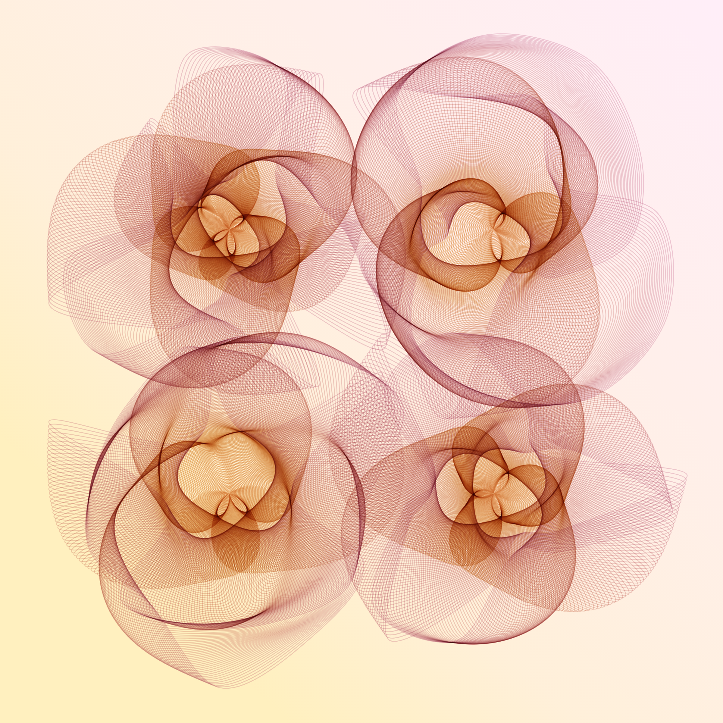 Art Blocks - Art Blocks v2 - Flowers #5255 - NFT # 116005255