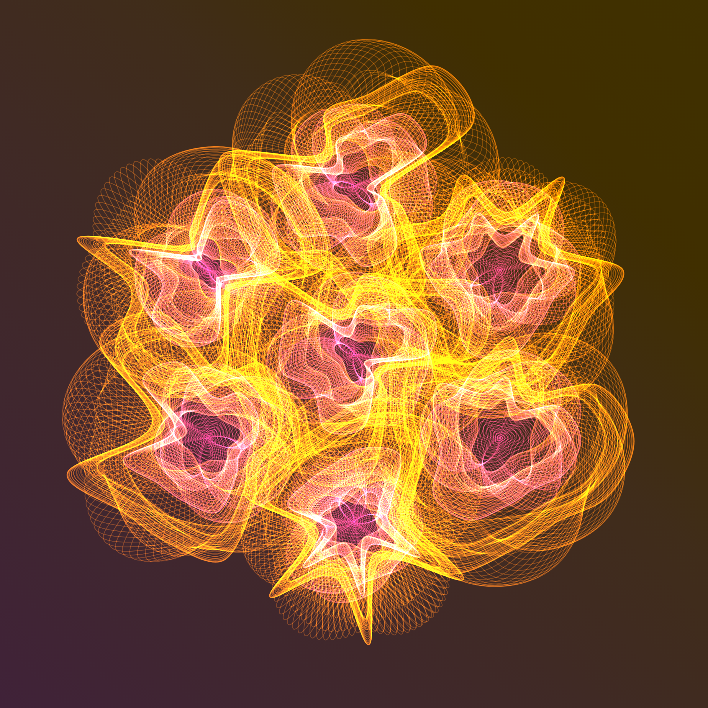 Art Blocks - Art Blocks v2 - Flowers #5261 - NFT # 116005261