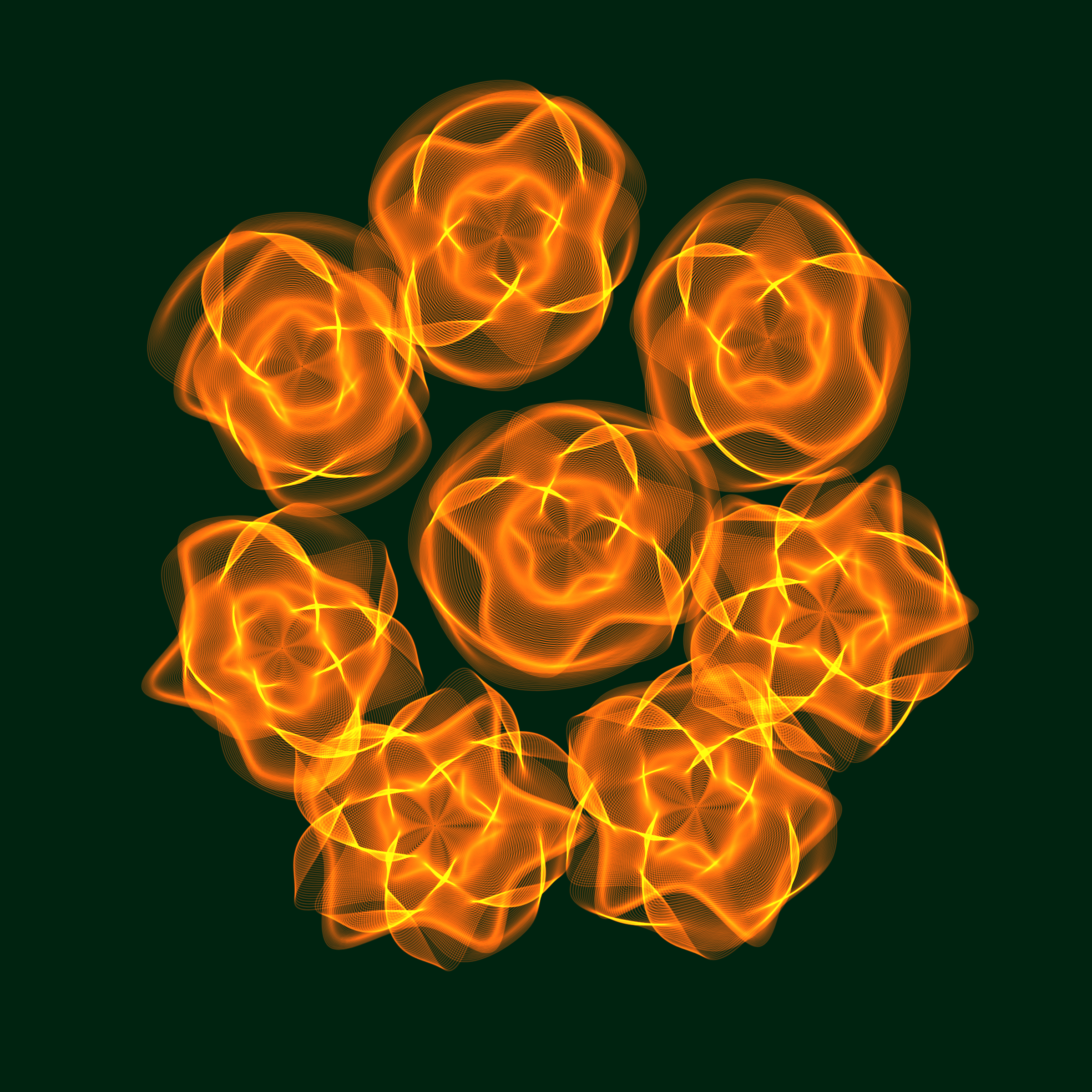 Art Blocks - Art Blocks v2 - Flowers #5263 - NFT # 116005263