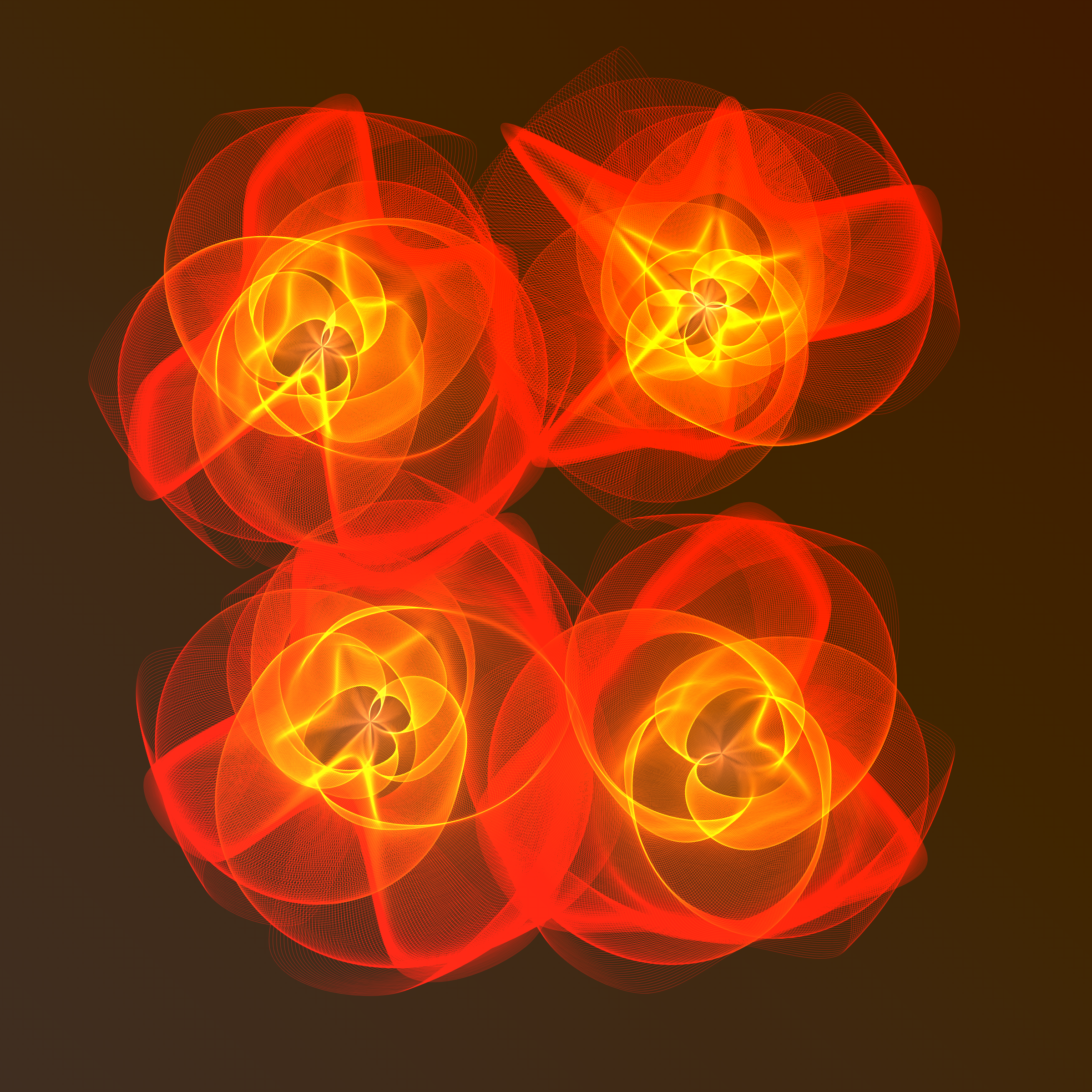 Art Blocks - Art Blocks v2 - Flowers #5272 - NFT # 116005272