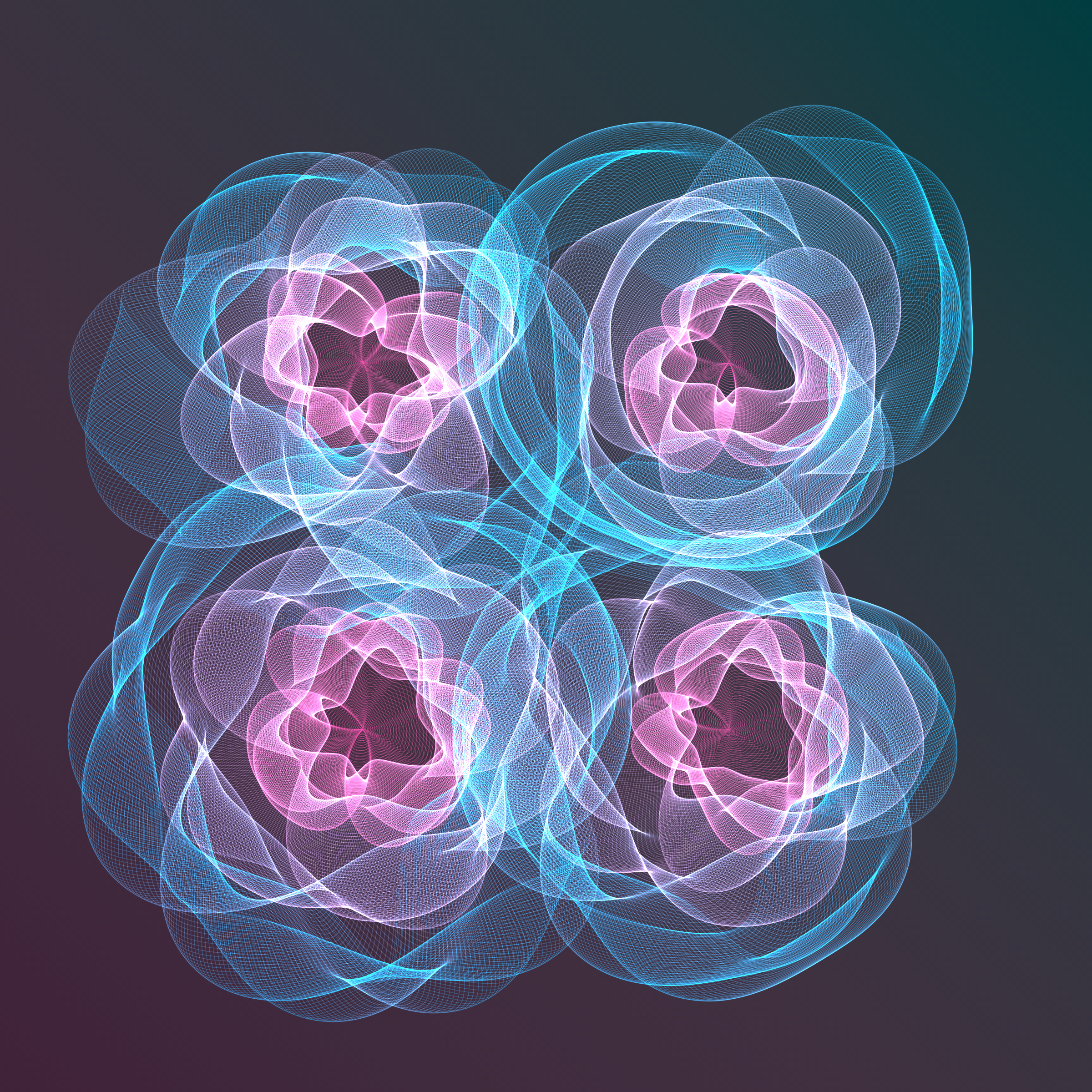 Art Blocks - Art Blocks v2 - Flowers #5285 - NFT # 116005285