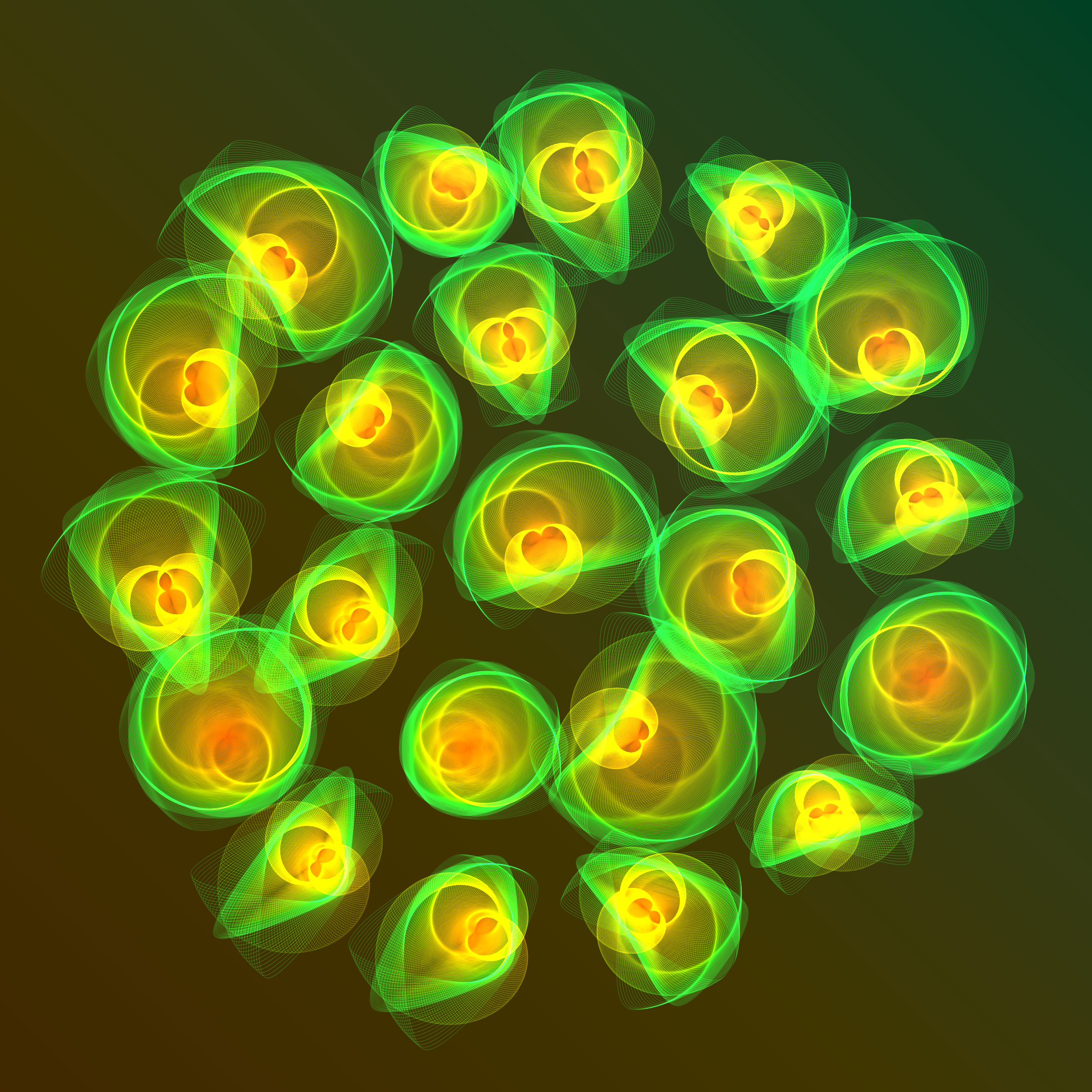 Art Blocks - Art Blocks v2 - Flowers #5293 - NFT # 116005293