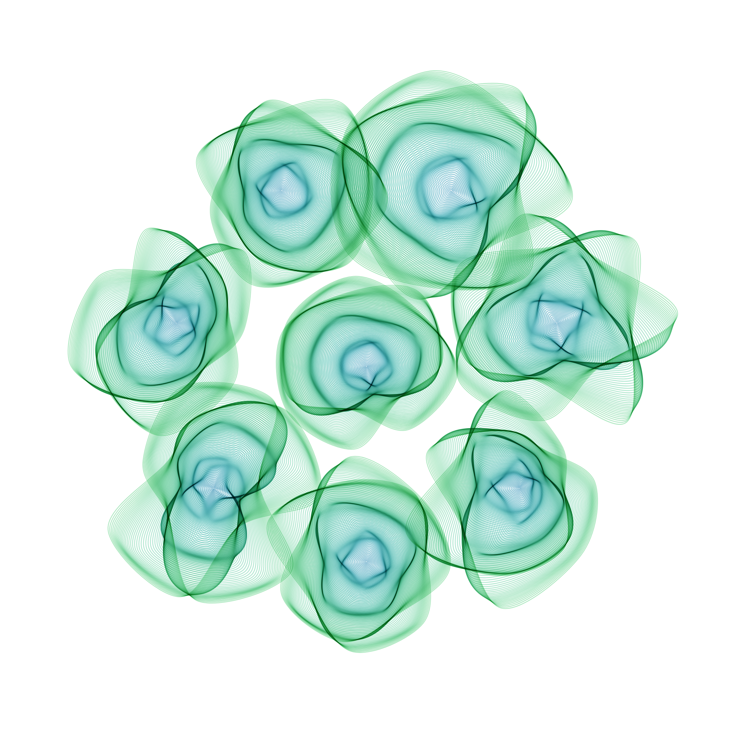 Art Blocks - Art Blocks v2 - Flowers #5295 - NFT # 116005295