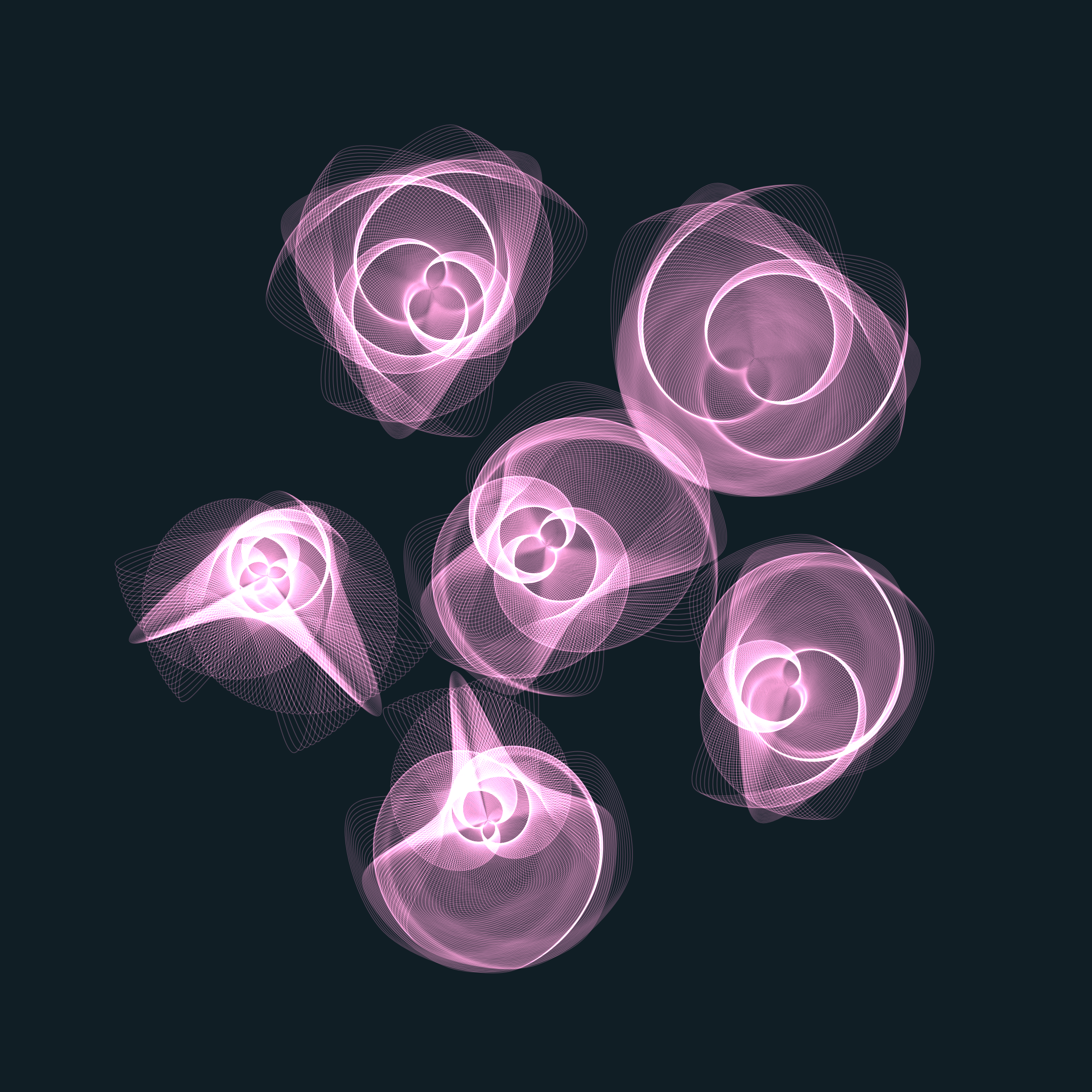 Art Blocks - Art Blocks v2 - Flowers #5307 - NFT # 116005307