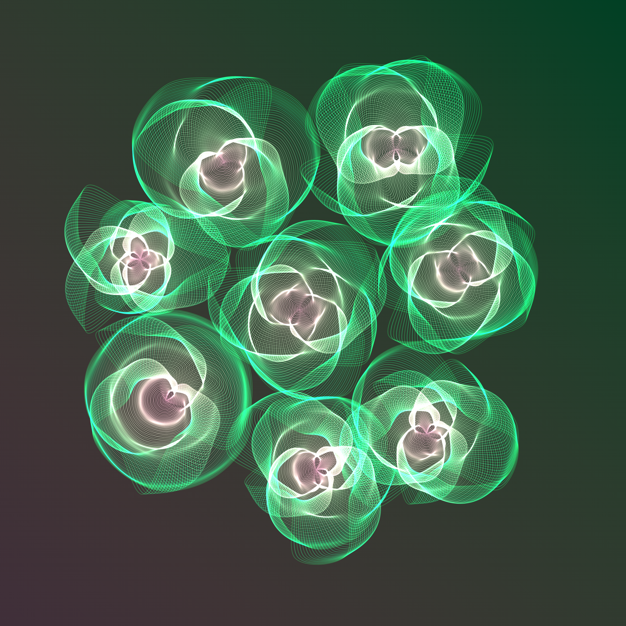 Art Blocks - Art Blocks v2 - Flowers #5330 - NFT # 116005330