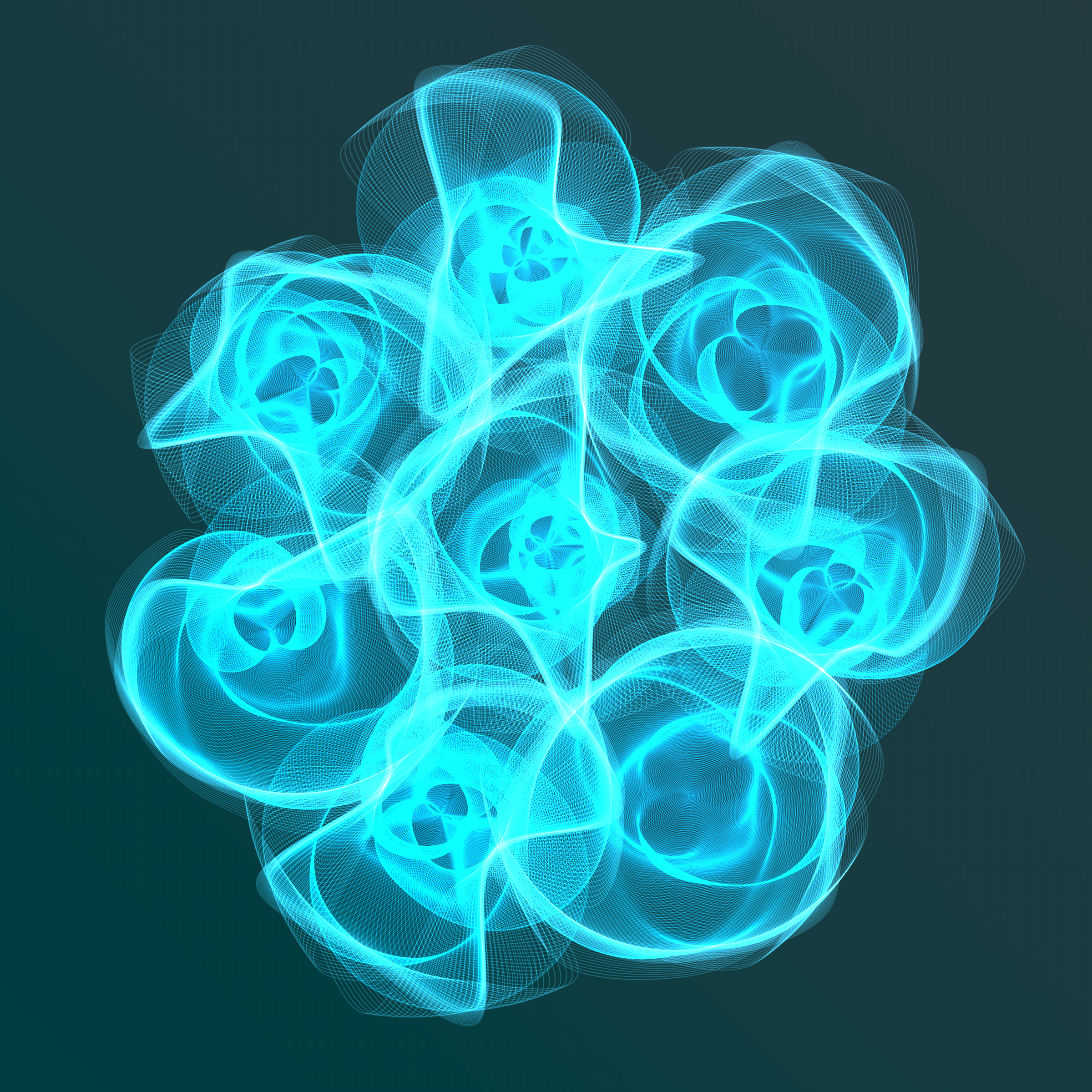 Art Blocks - Art Blocks v2 - Flowers #5347 - NFT # 116005347