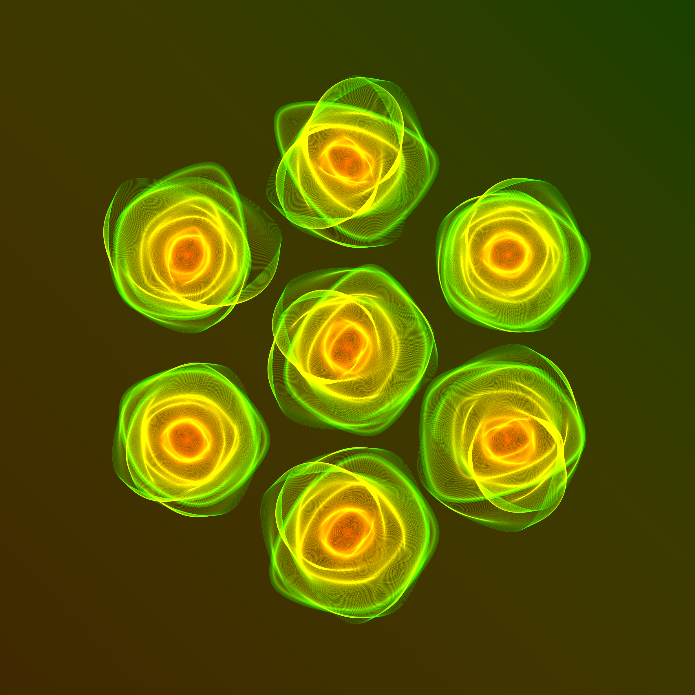 Art Blocks - Art Blocks v2 - Flowers #5350 - NFT # 116005350